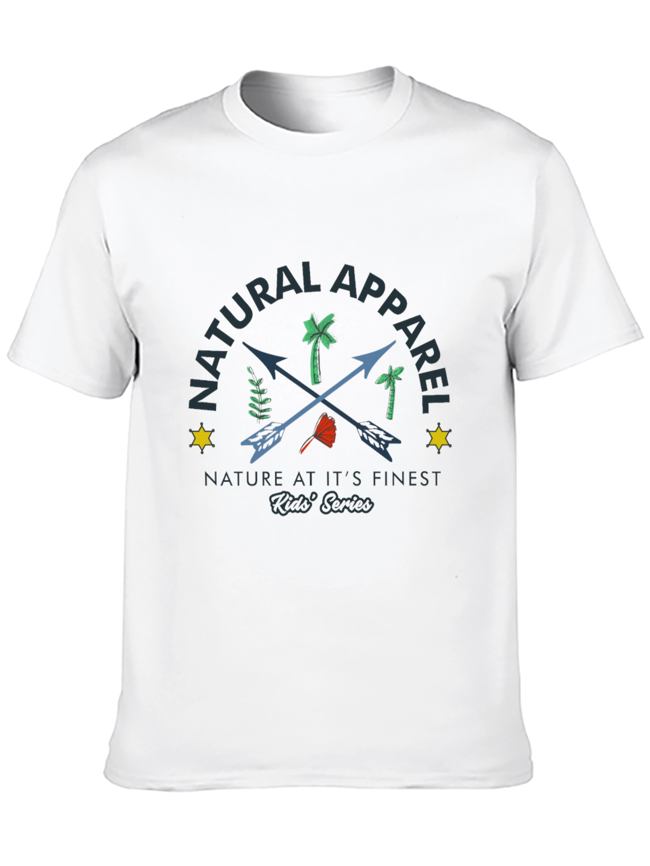 Natural Apparel Kids Series Black T-Shirt