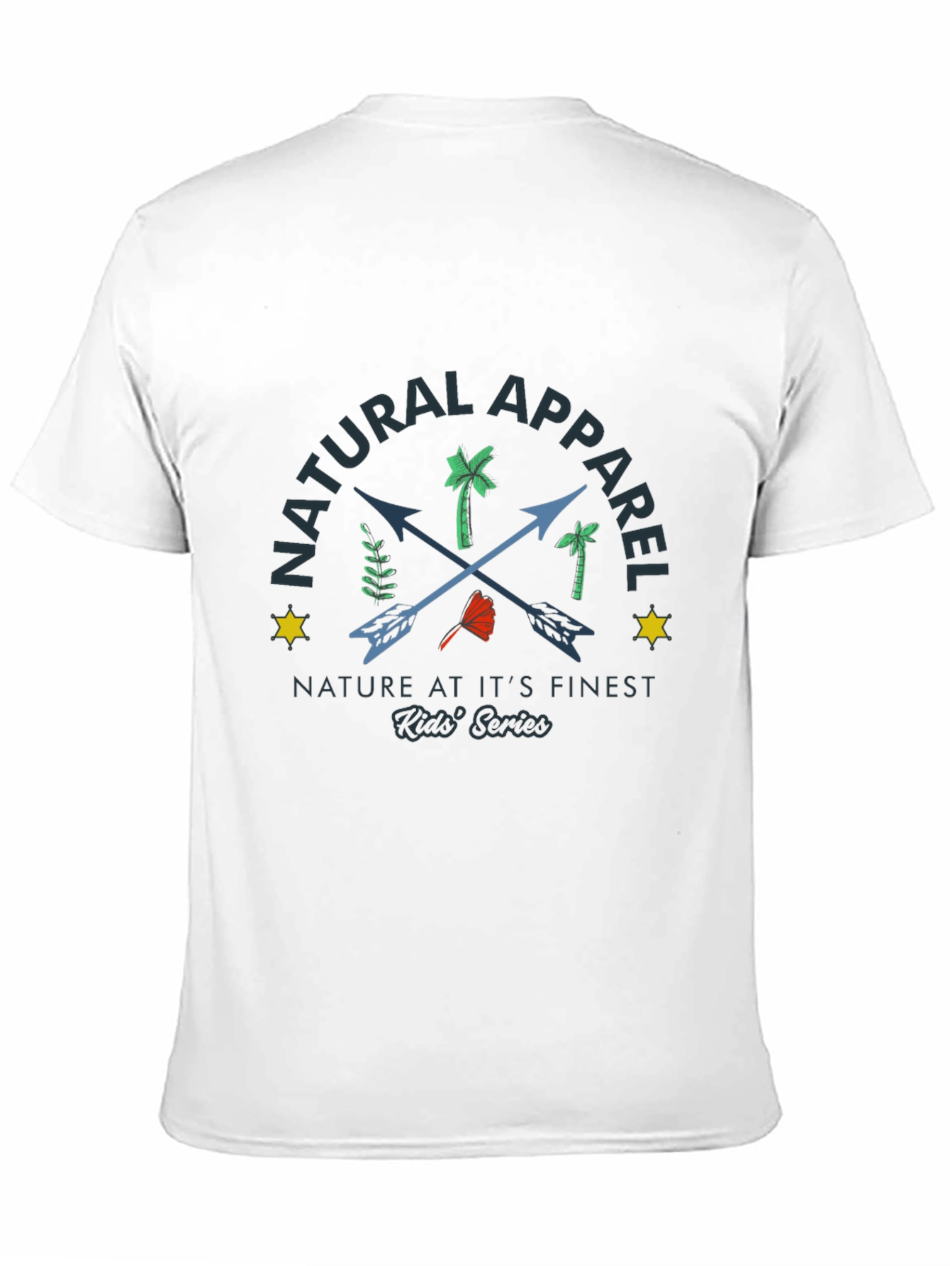 Natural Apparel Kids Series Black T-Shirt
