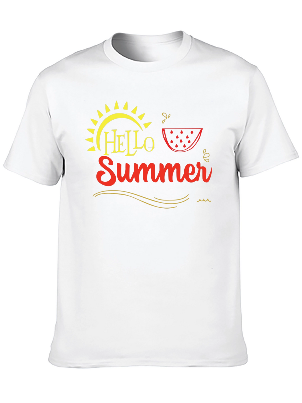 Hello Summer Graphic Tee - Black
