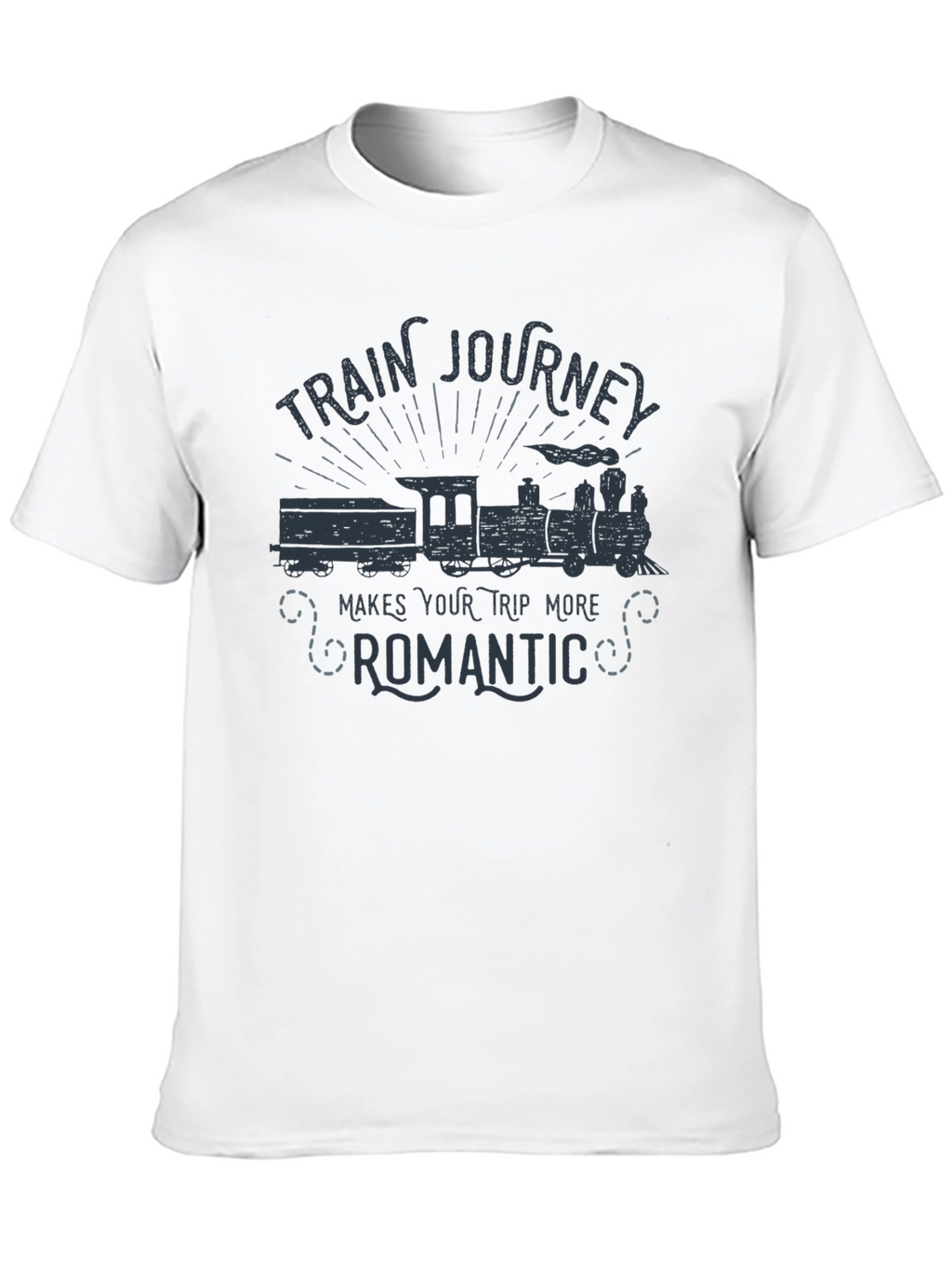 Train Journey Romantic Trip T-Shirt
