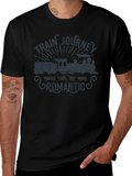 Train Journey Romantic Trip T-Shirt