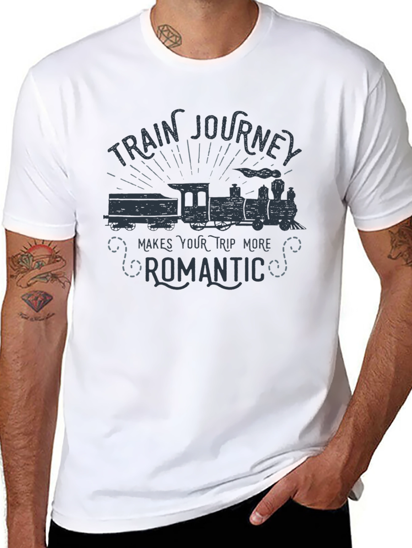 Train Journey Romantic Trip T-Shirt