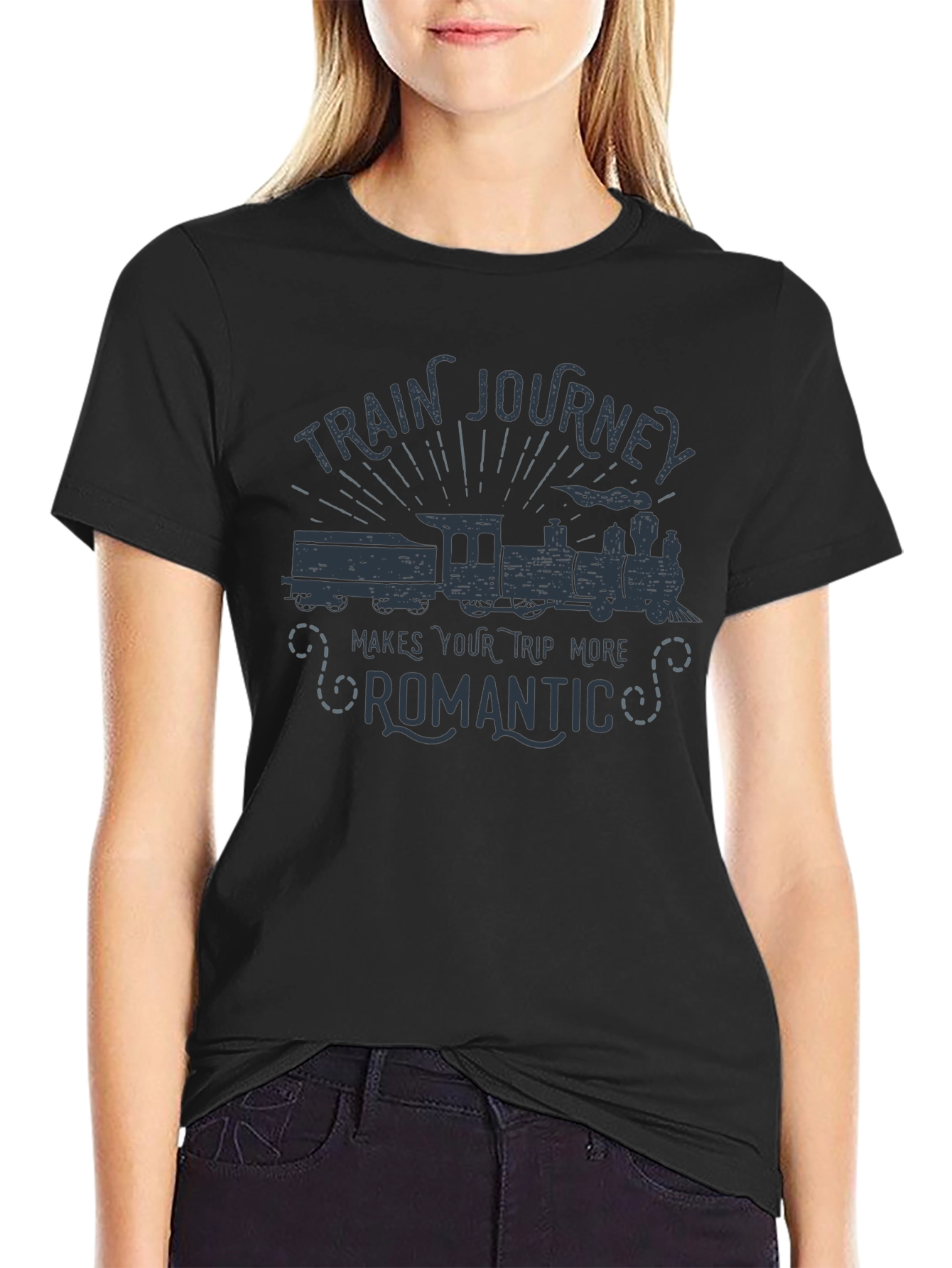 Train Journey Romantic Trip T-Shirt