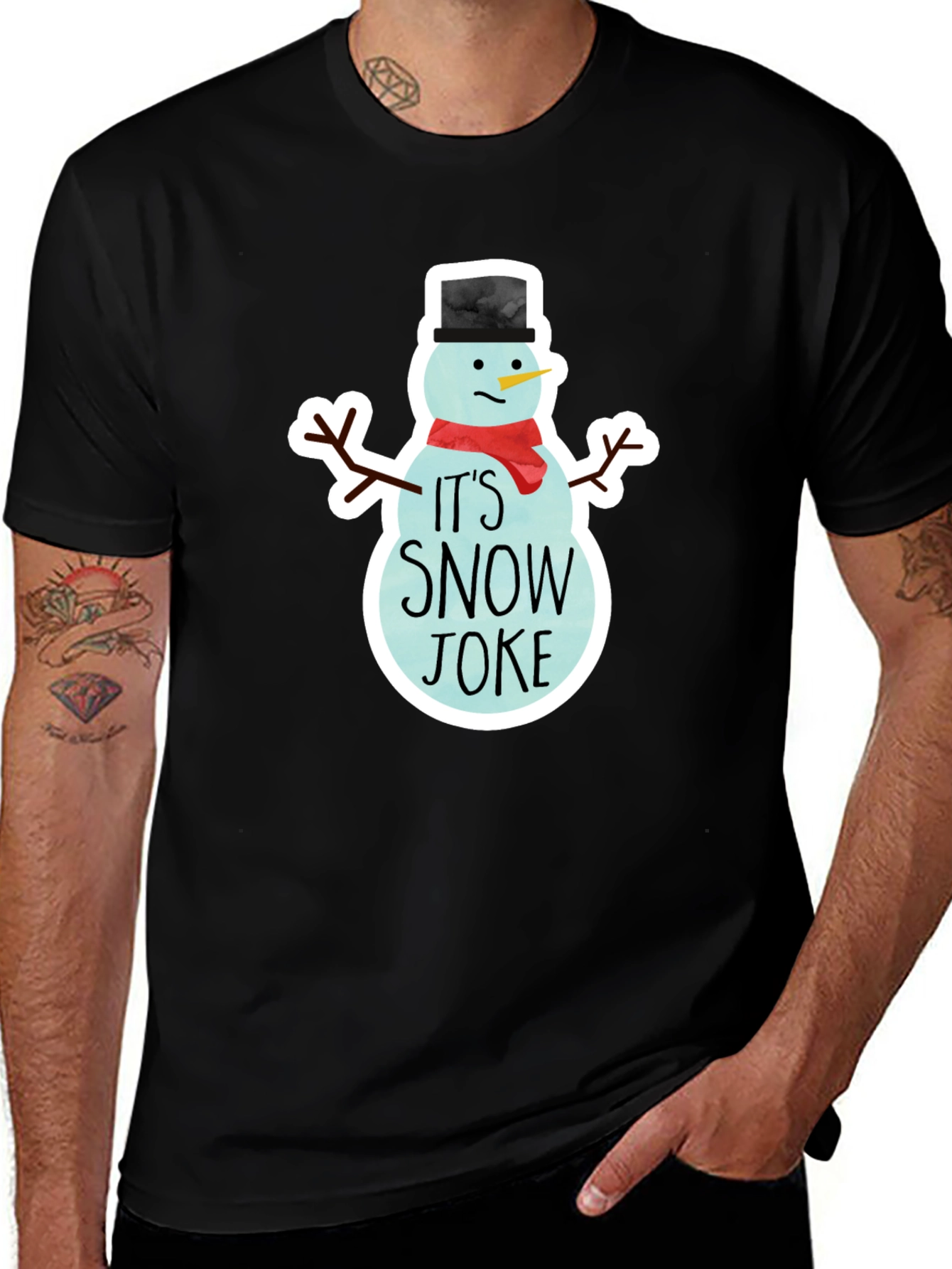 Its Snow Joke T-Shirt - Funny Winter Tee