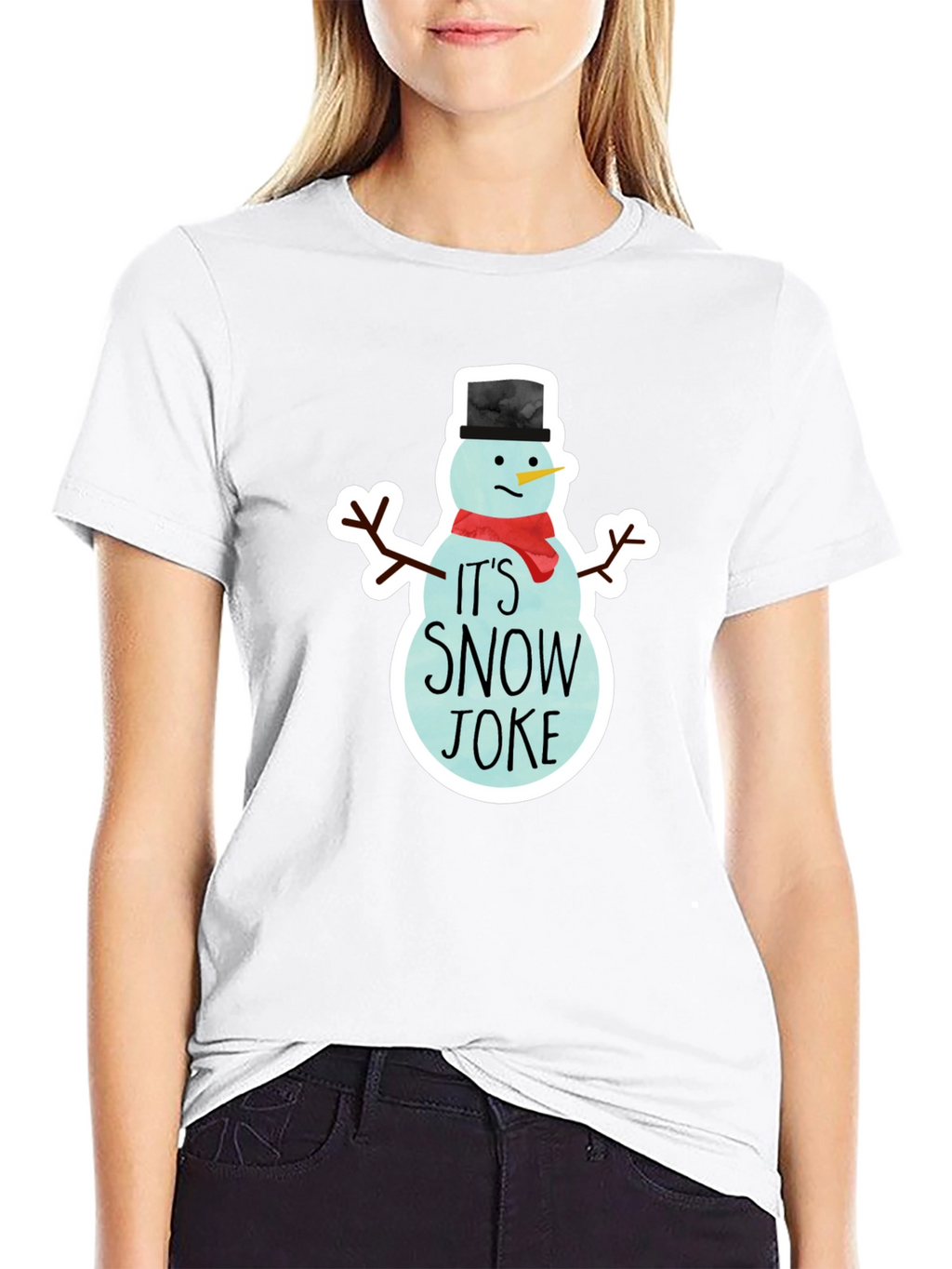 Its Snow Joke T-Shirt - Funny Winter Tee