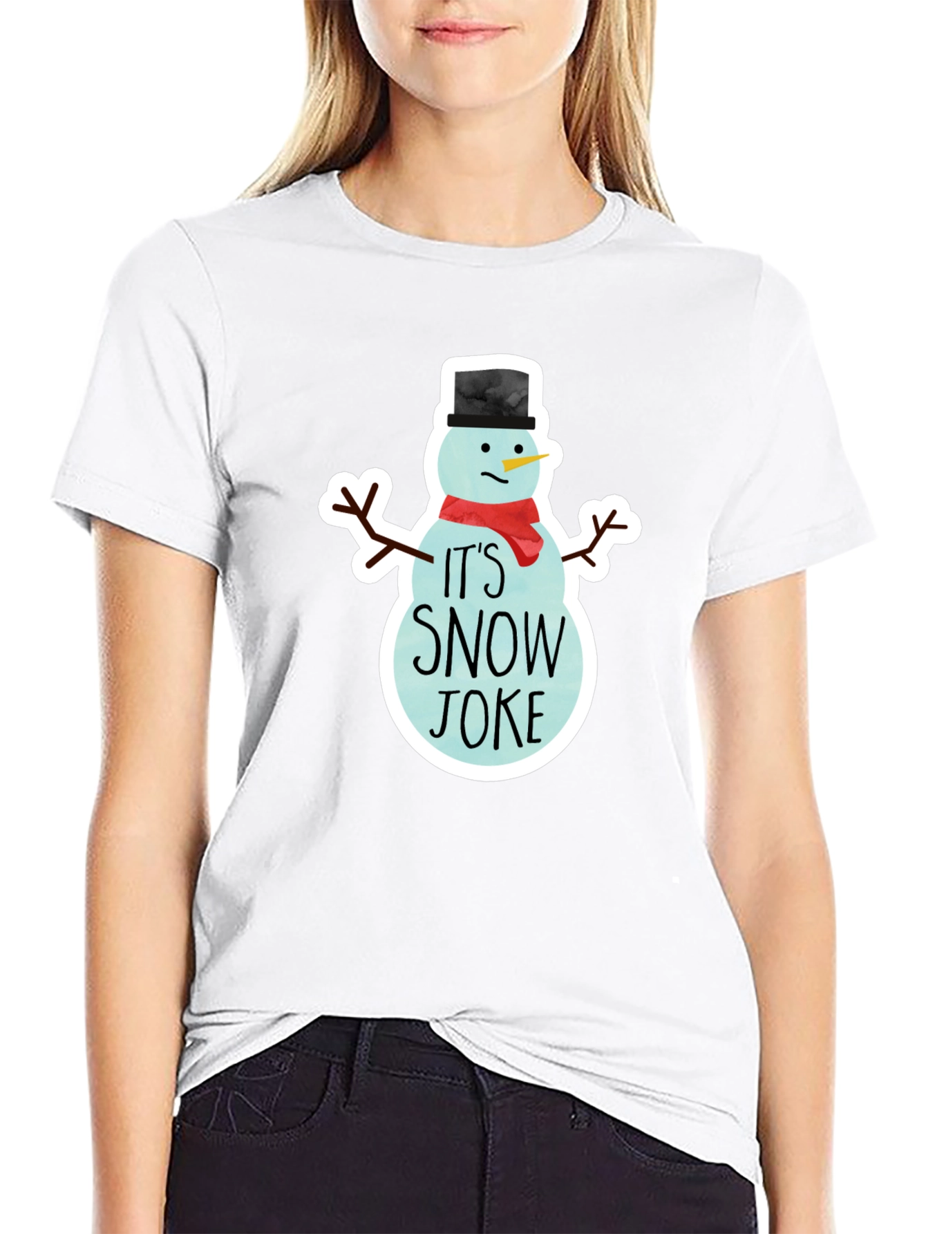 Its Snow Joke T-Shirt - Funny Winter Tee