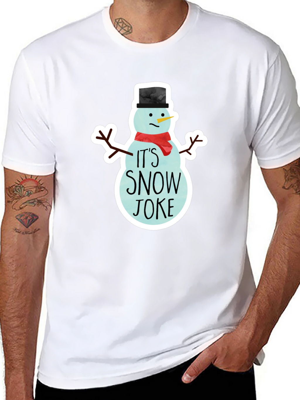 Its Snow Joke T-Shirt - Funny Winter Tee