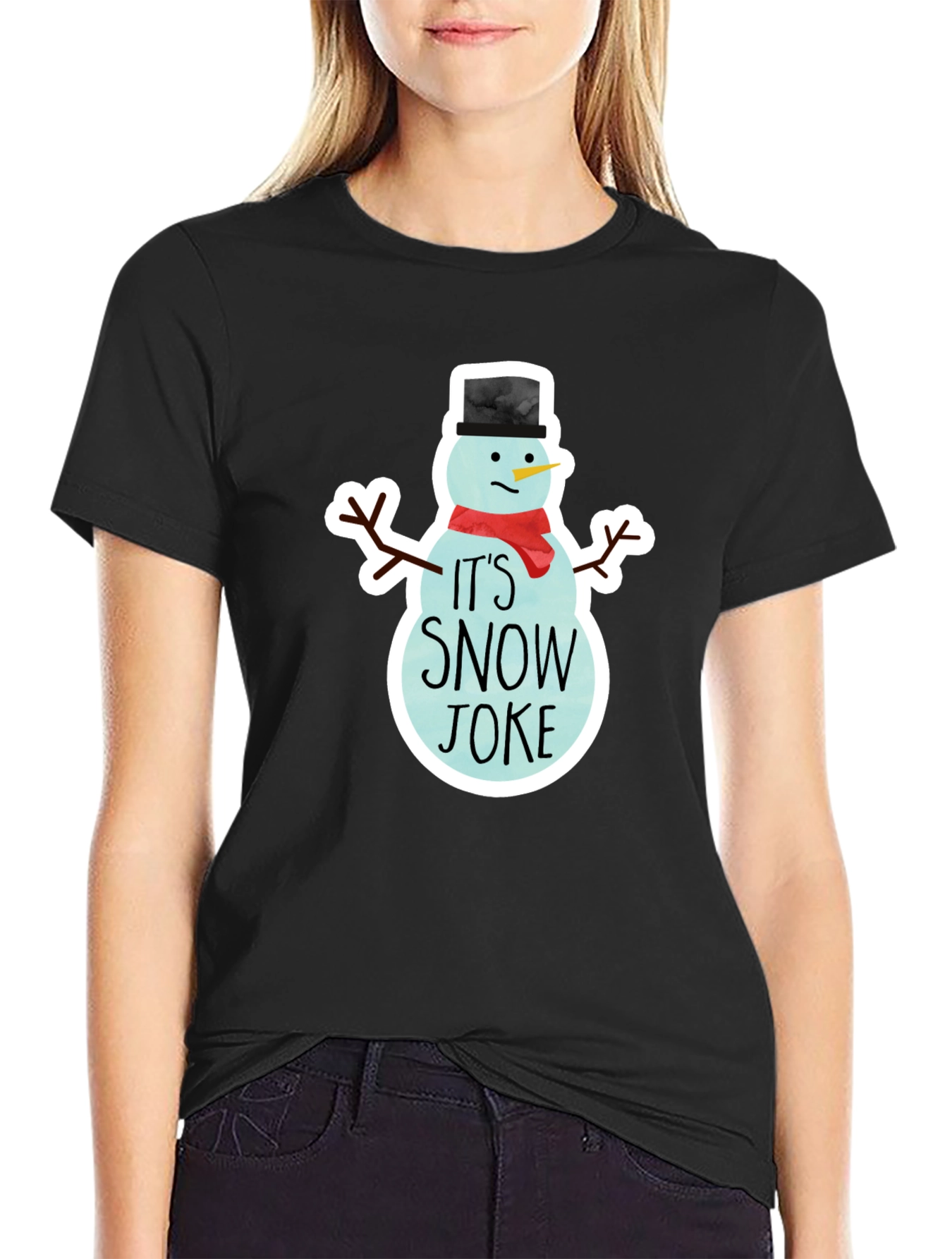 Its Snow Joke T-Shirt - Funny Winter Tee