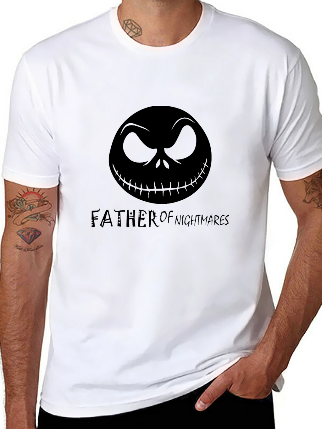 Father of Nightmares Black Graphic T-Shirt