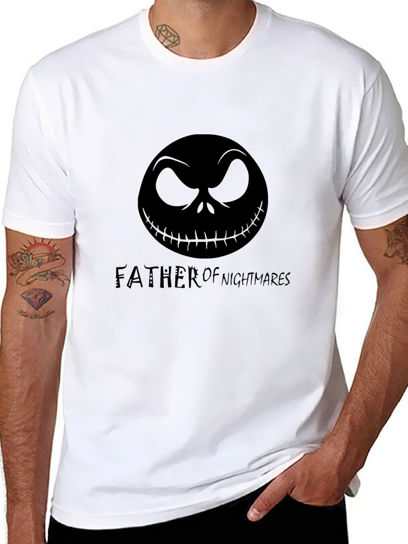 Father of Nightmares Black Graphic T-Shirt