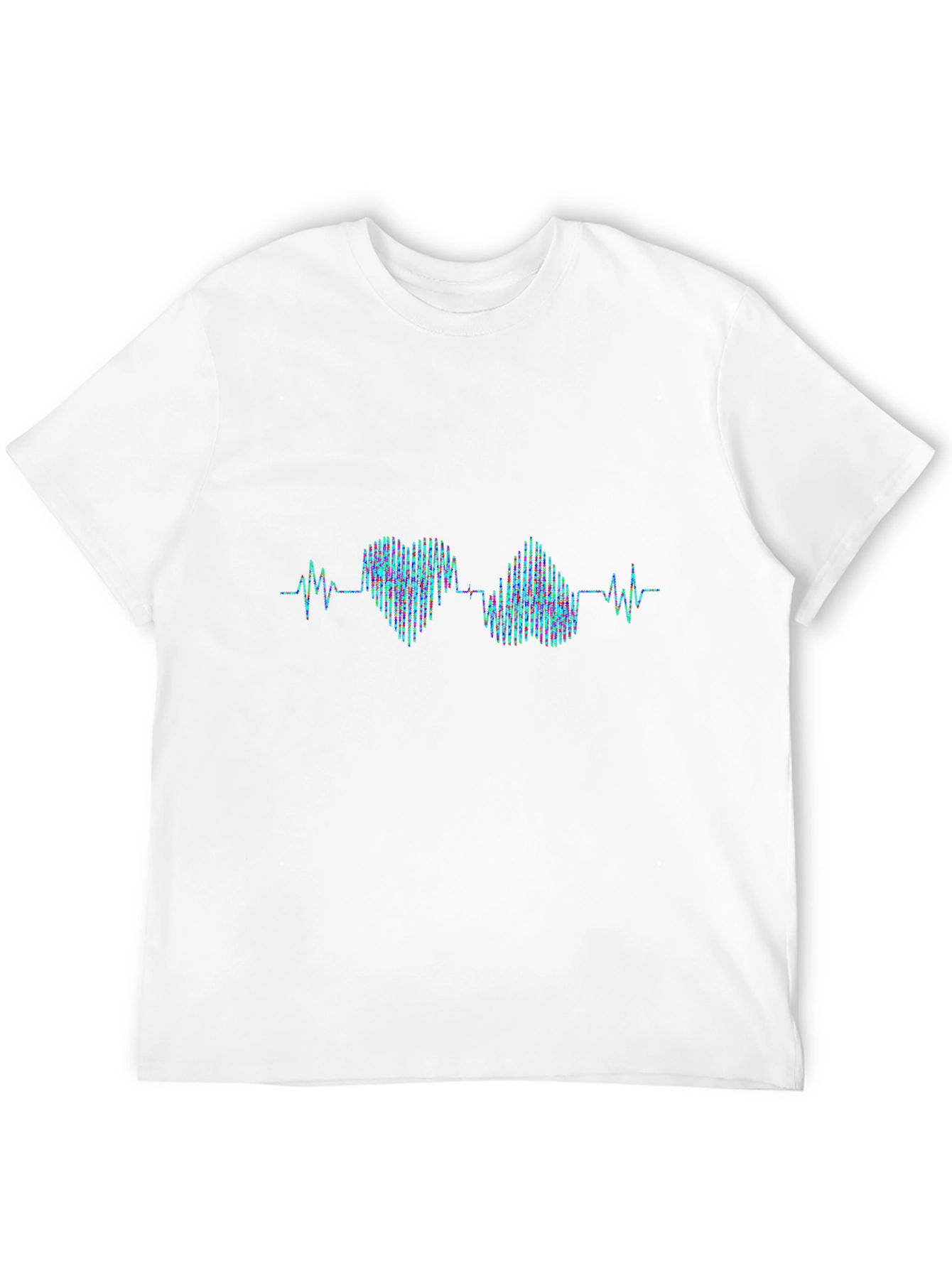 Heartbeat Heart & Brain Graphic T-Shirt