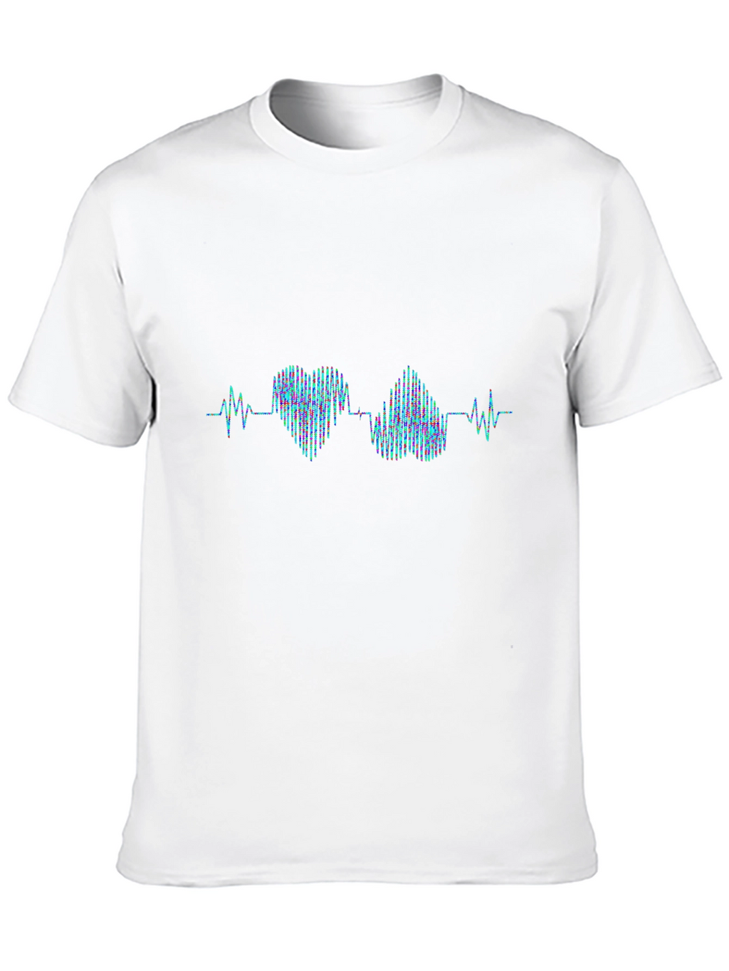 Heartbeat Heart & Brain Graphic T-Shirt
