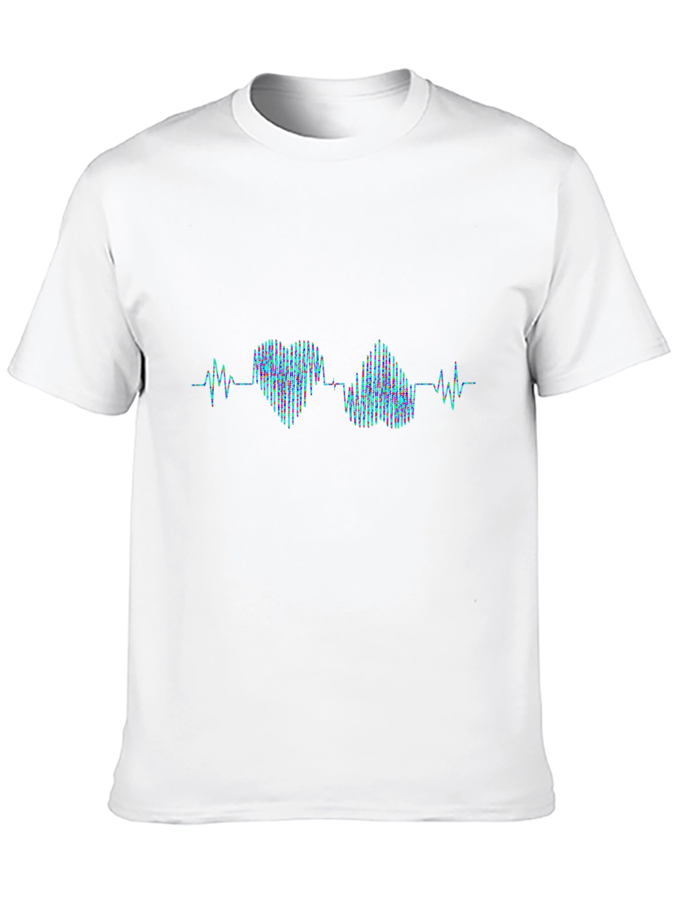 Heartbeat Heart & Brain Graphic T-Shirt