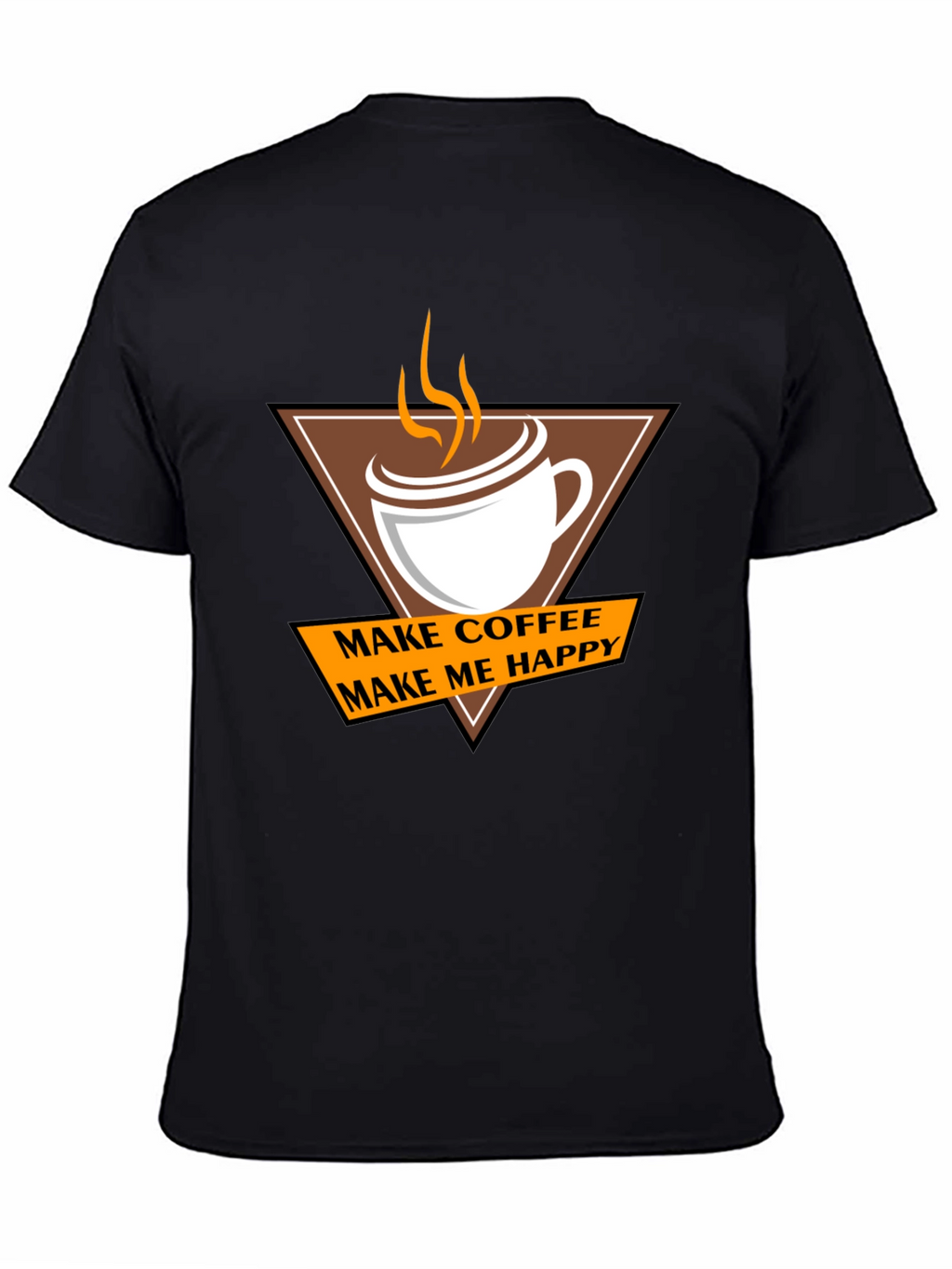 Coffee Makes Me Happy T-Shirt - Casual Style