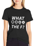 Photographer What the F? Aperture Black T-Shirt