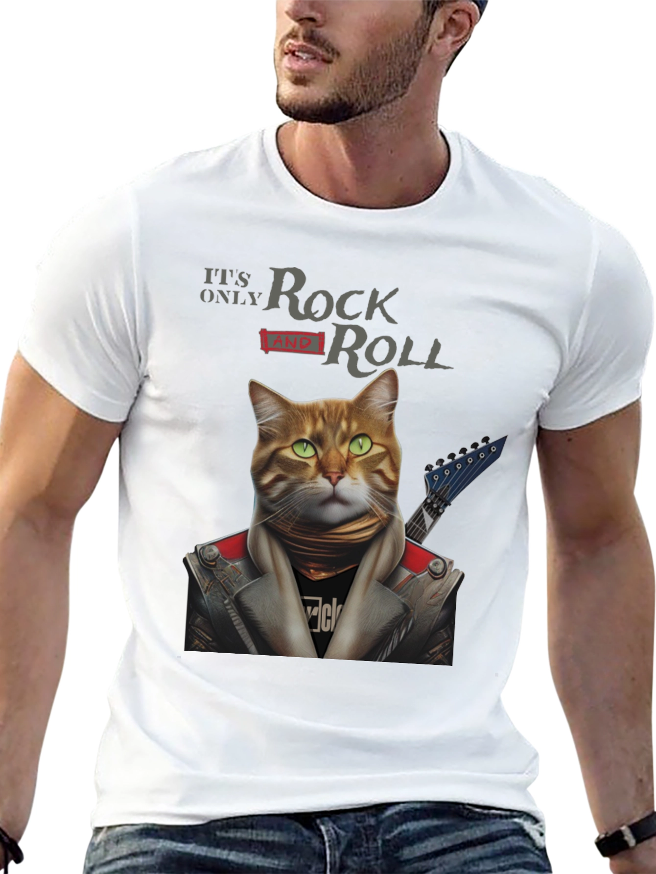 Rock and Roll Cat T-Shirt