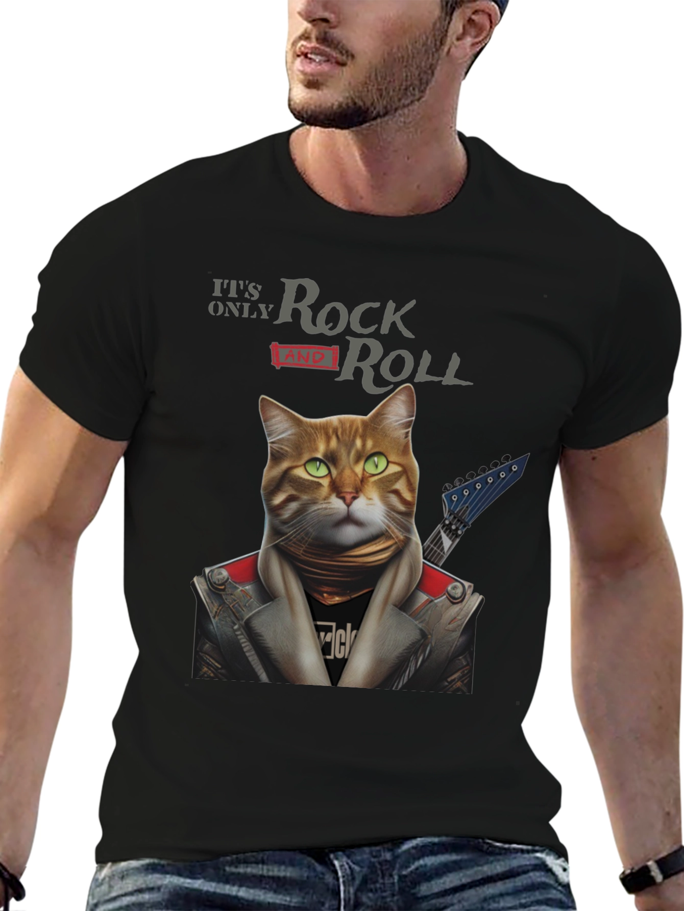Rock and Roll Cat T-Shirt