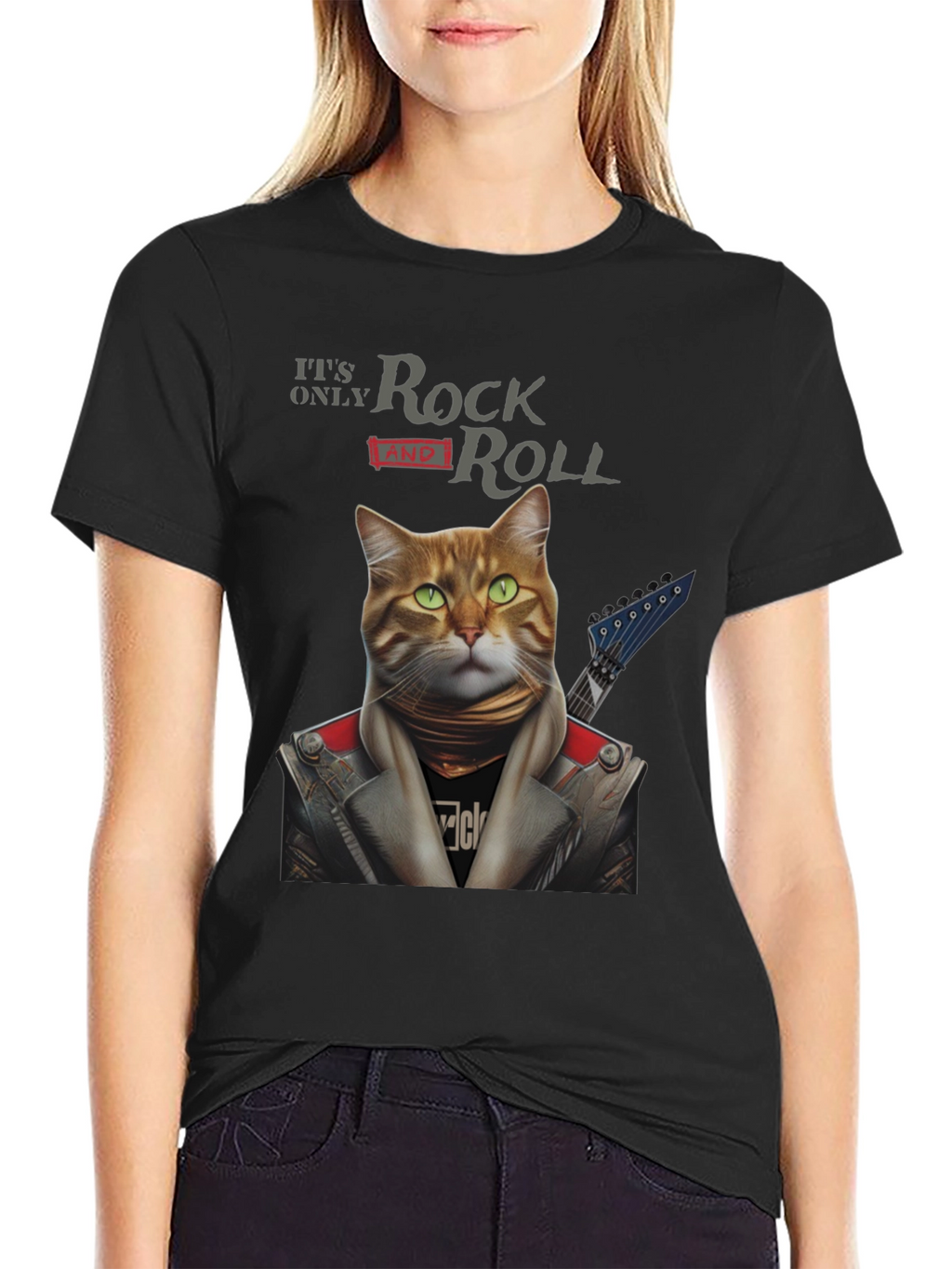 Rock and Roll Cat T-Shirt