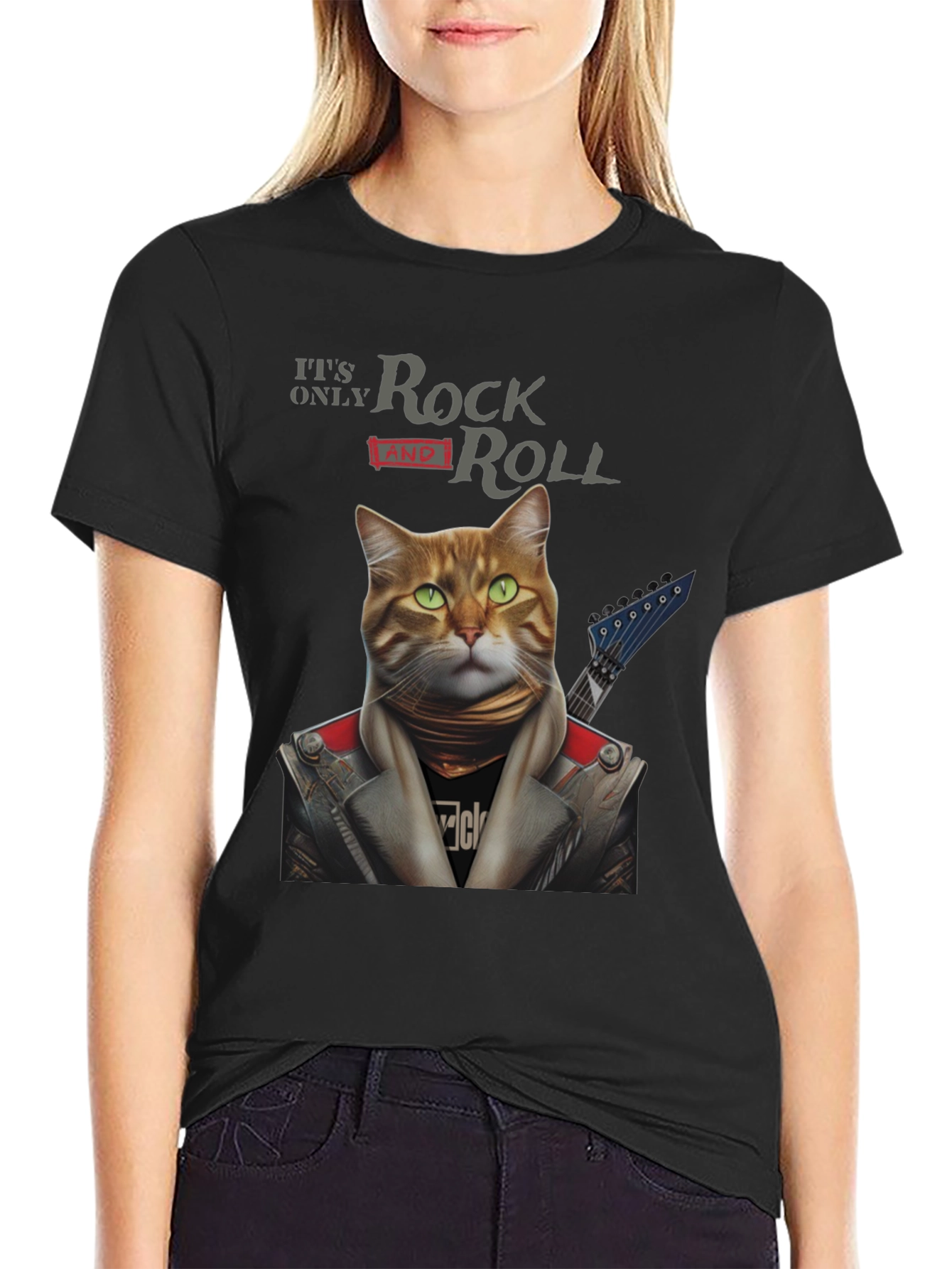 Rock and Roll Cat T-Shirt