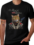 Rock and Roll Cat T-Shirt