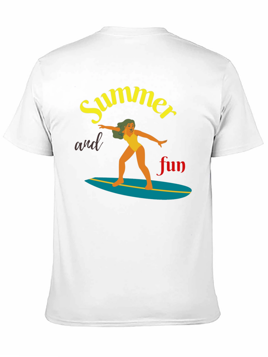 Summer Fun Surfing T-Shirt | Unisex Tee
