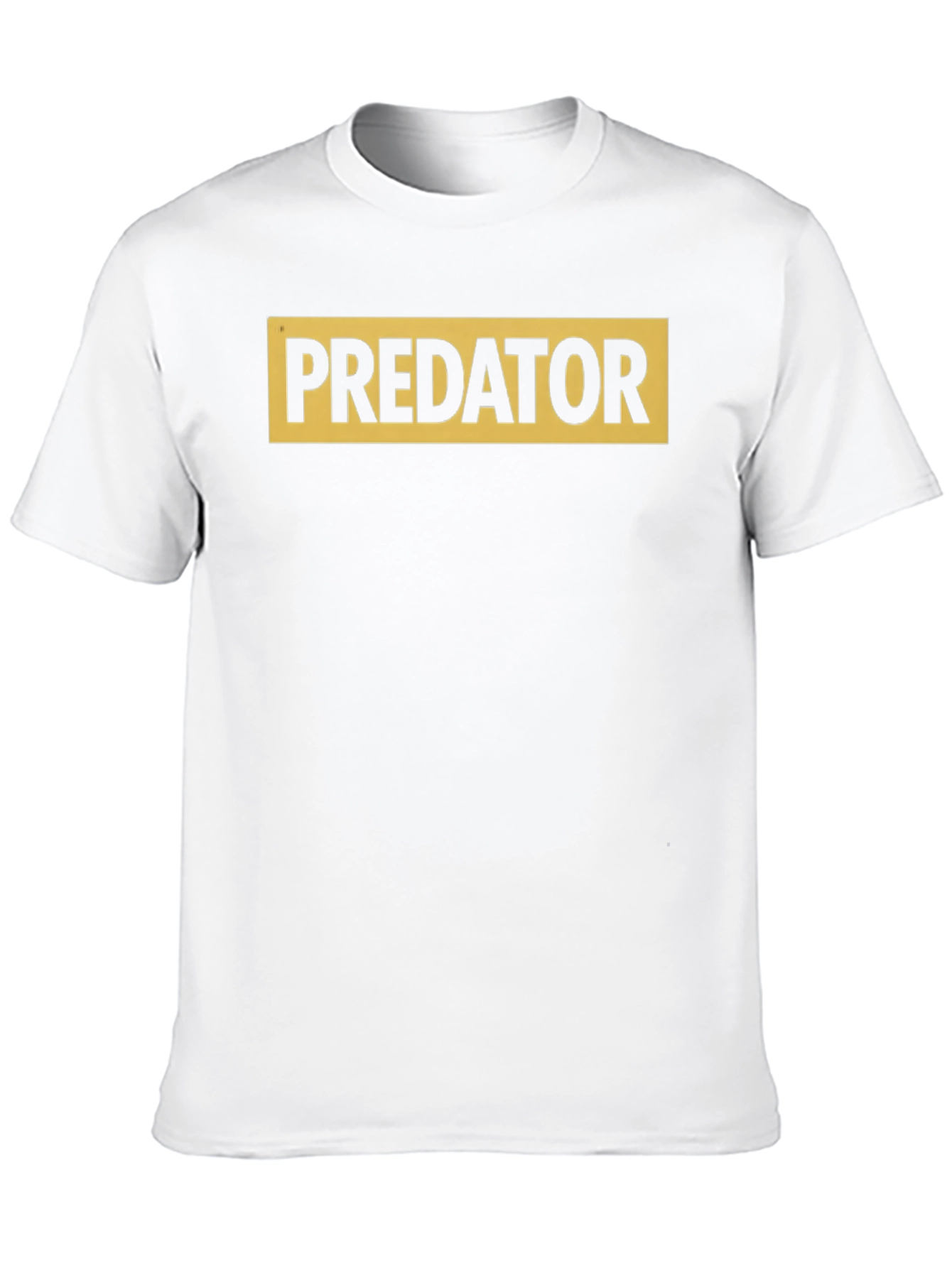 Predator Graphic Tee - Black Cotton T-Shirt