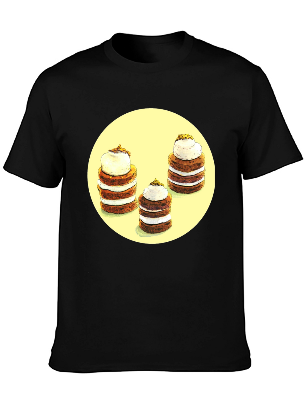 Pancake Stack Graphic Tee - Foodie Fashion