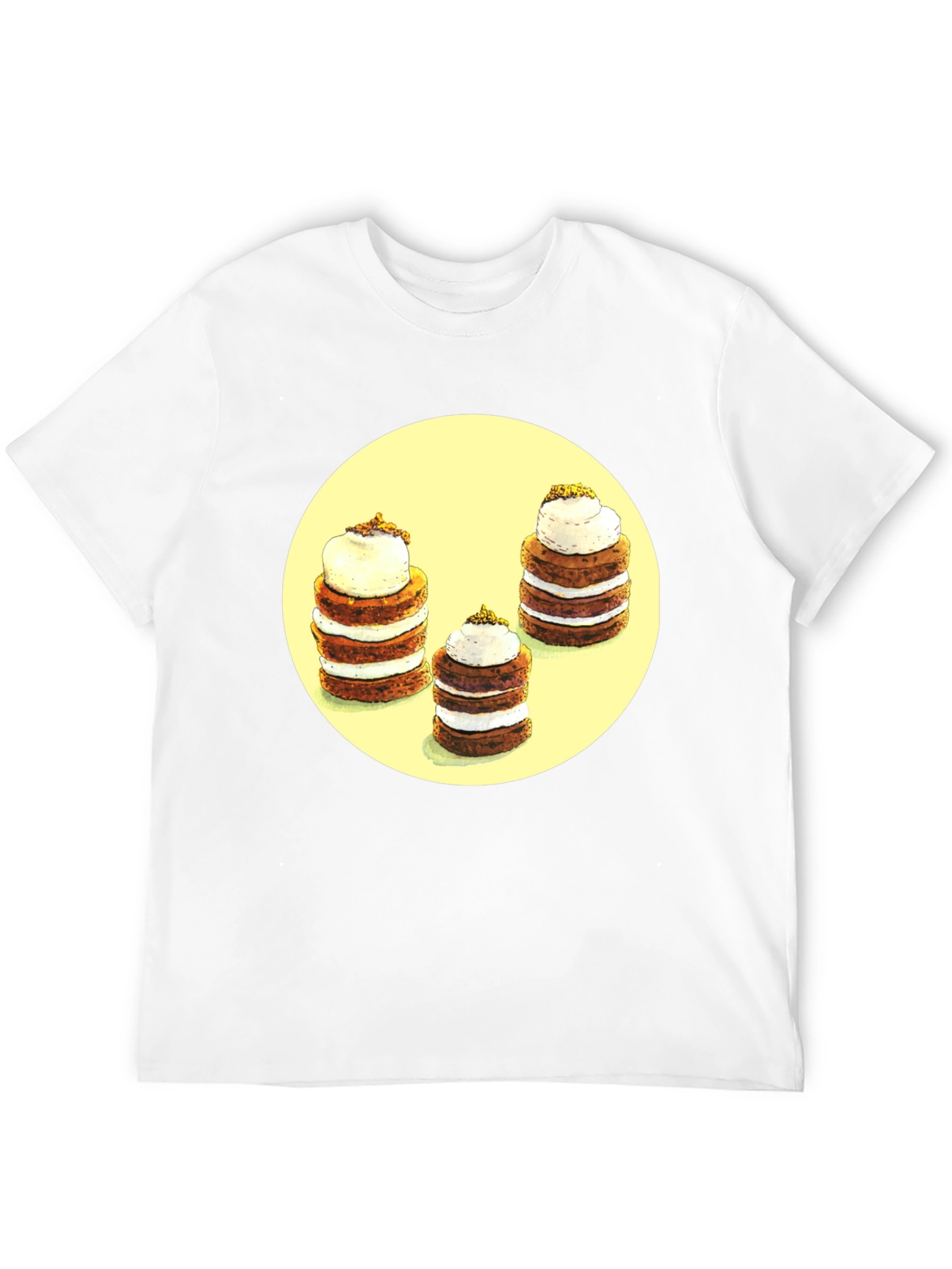 Pancake Stack Graphic Tee - Foodie Fashion