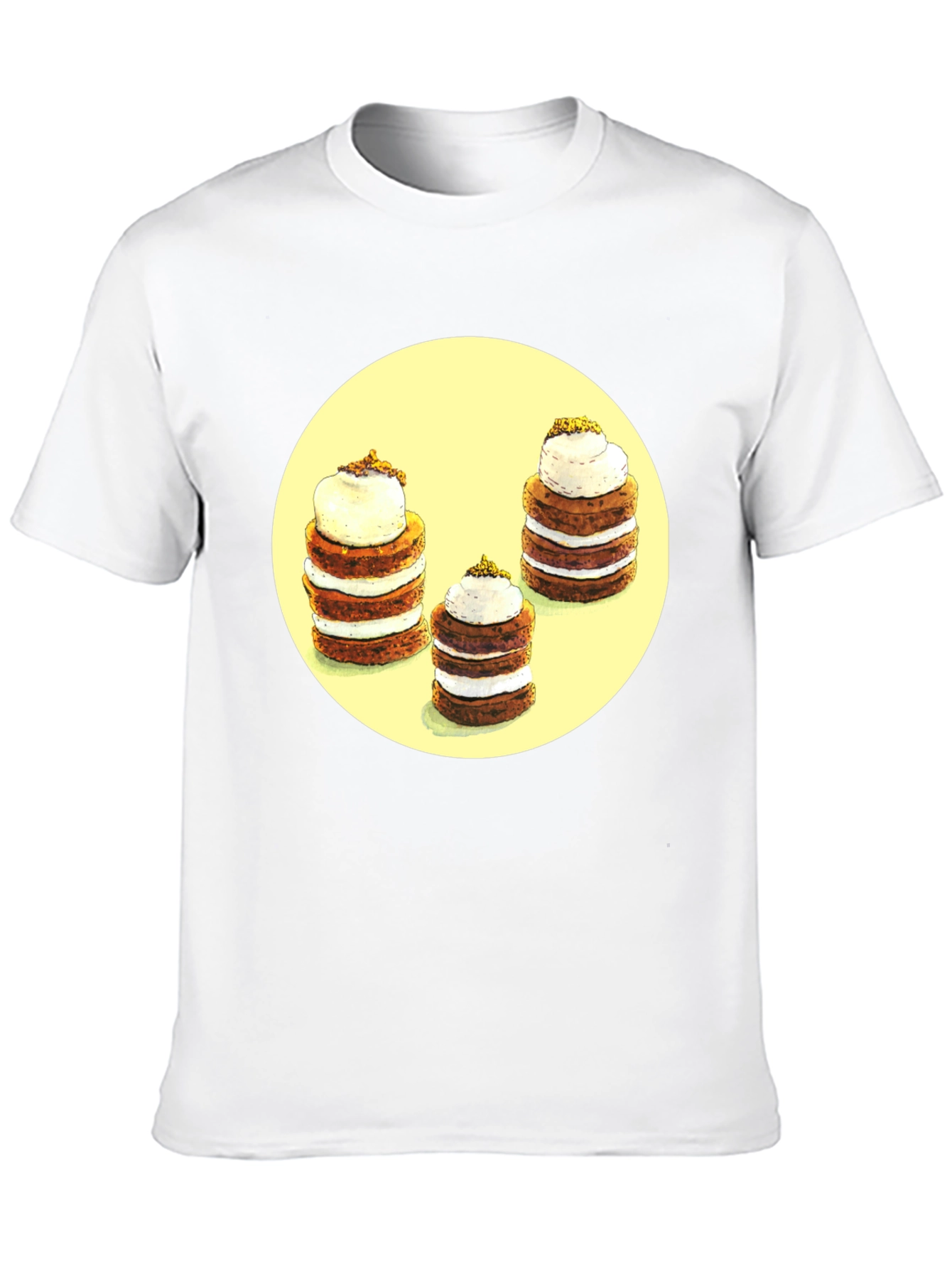 Pancake Stack Graphic Tee - Foodie Fashion