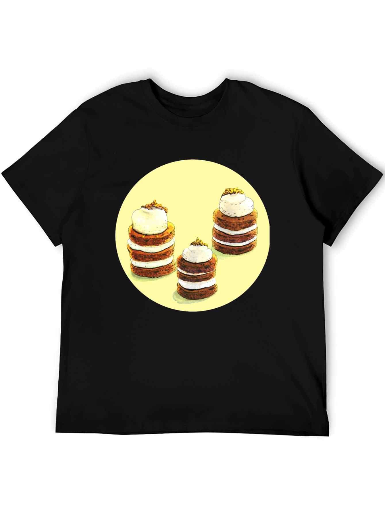 Pancake Stack Graphic Tee - Foodie Fashion