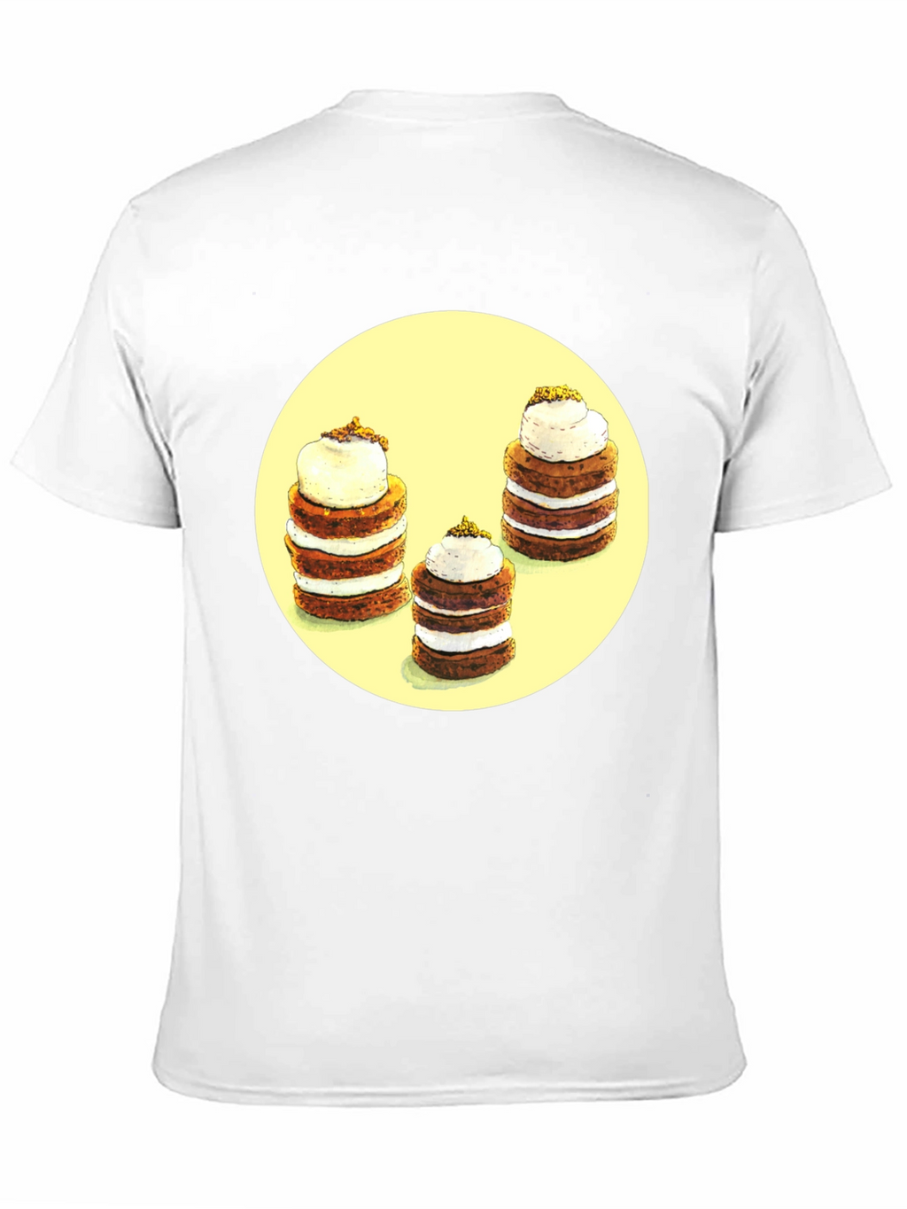 Pancake Stack Graphic Tee - Foodie Fashion