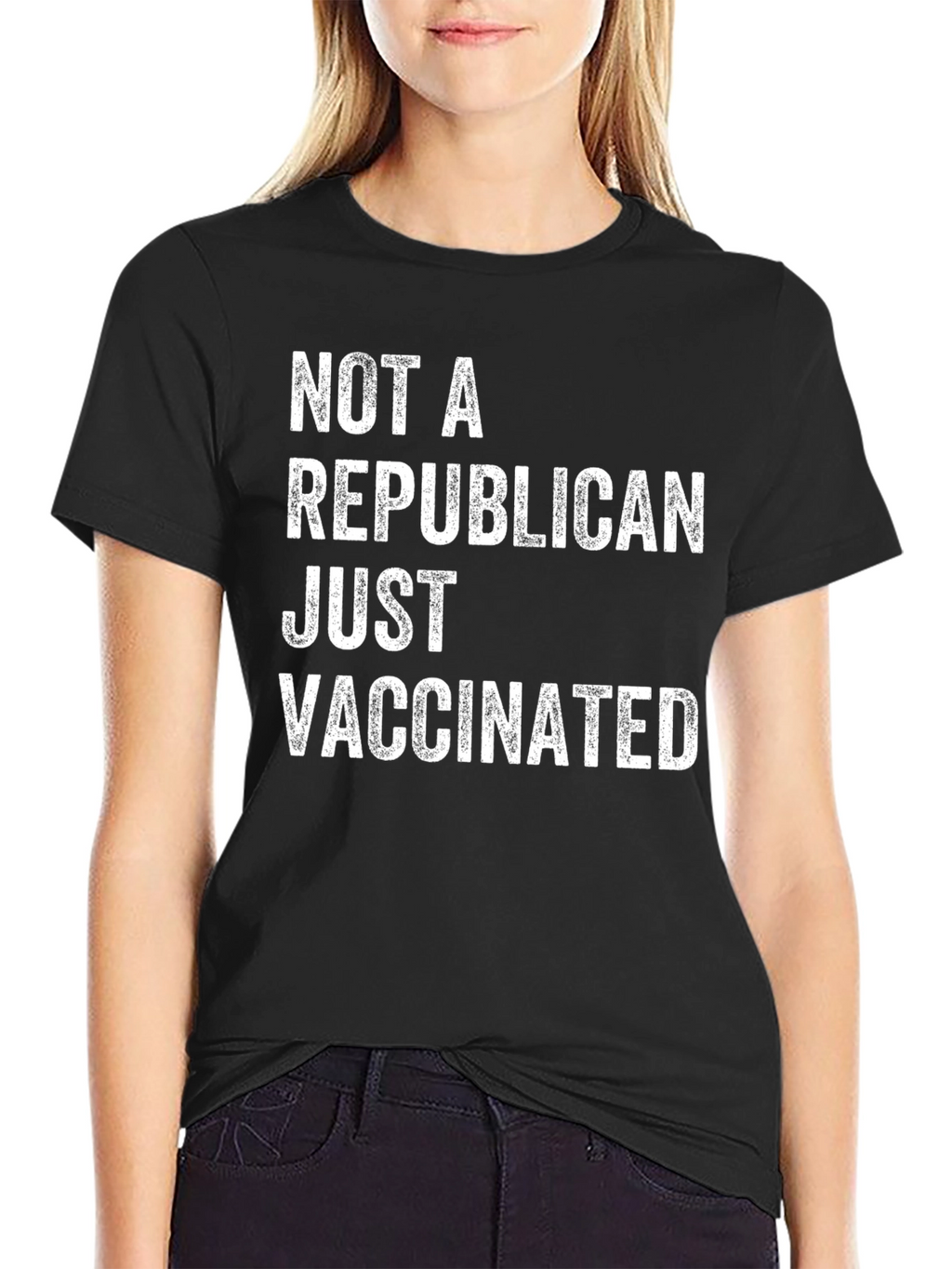 Not A Republican Just Vaccinated T-Shirt