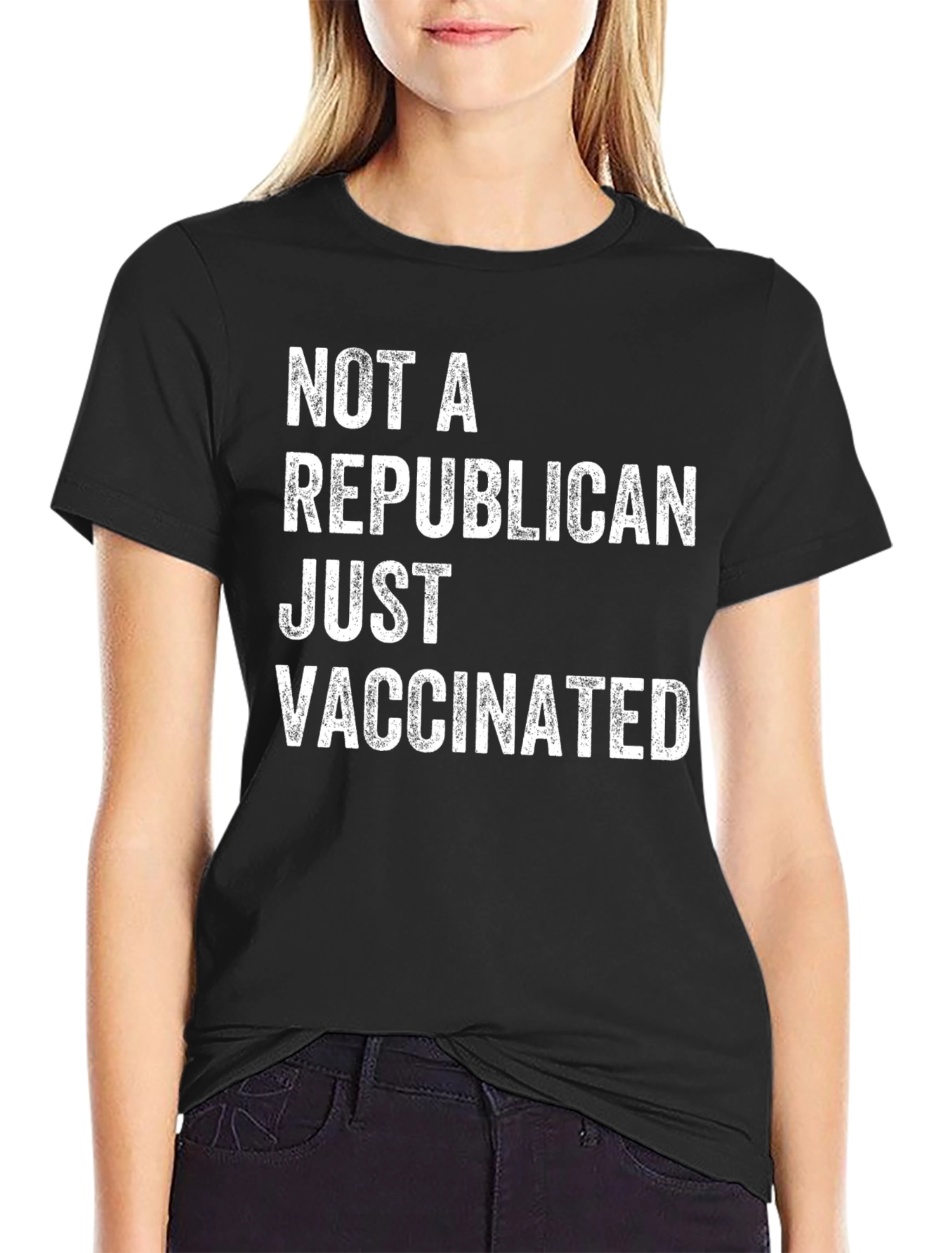 Not A Republican Just Vaccinated T-Shirt