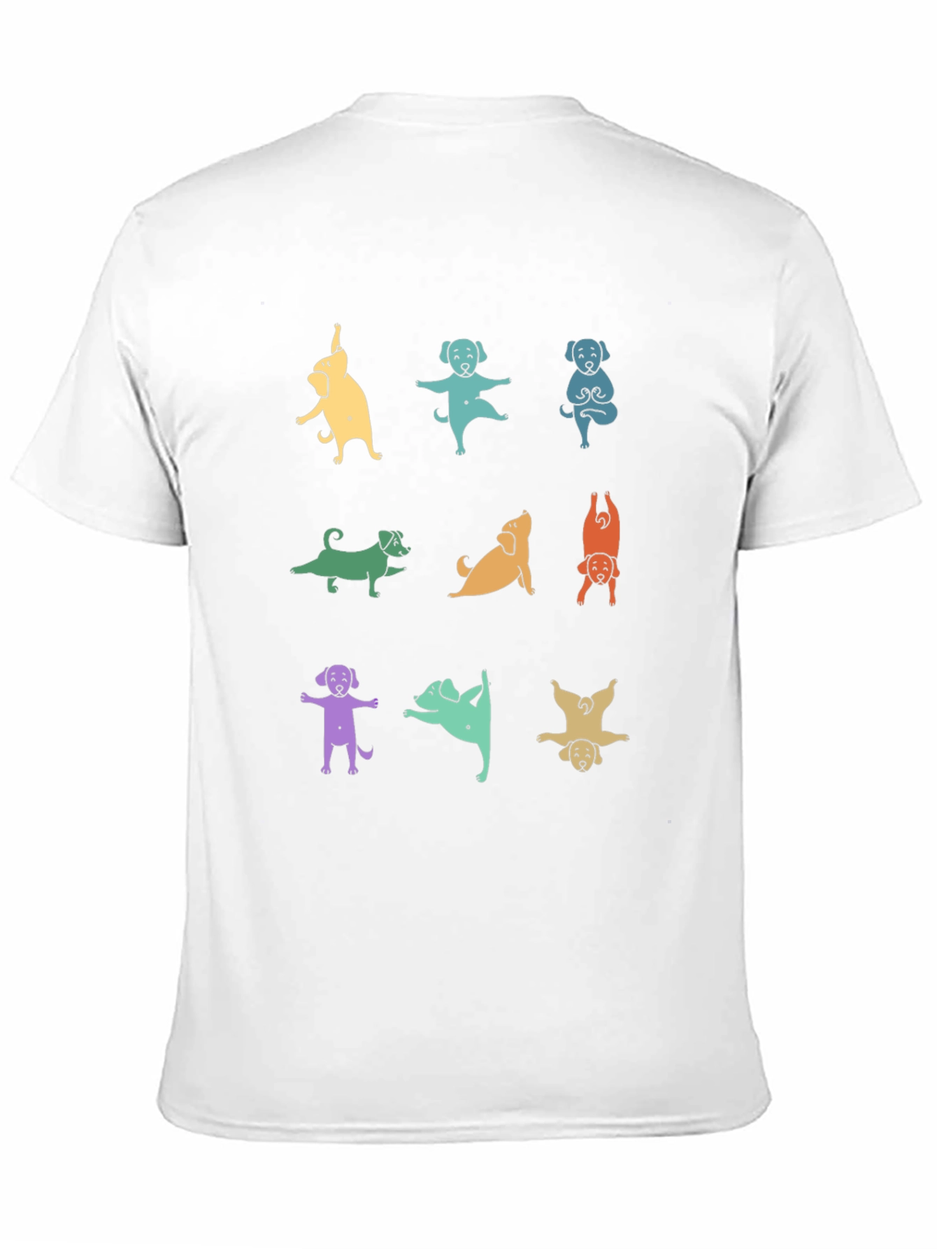 Yoga Dogs Graphic T-Shirt - Funny Animal Lover Tee