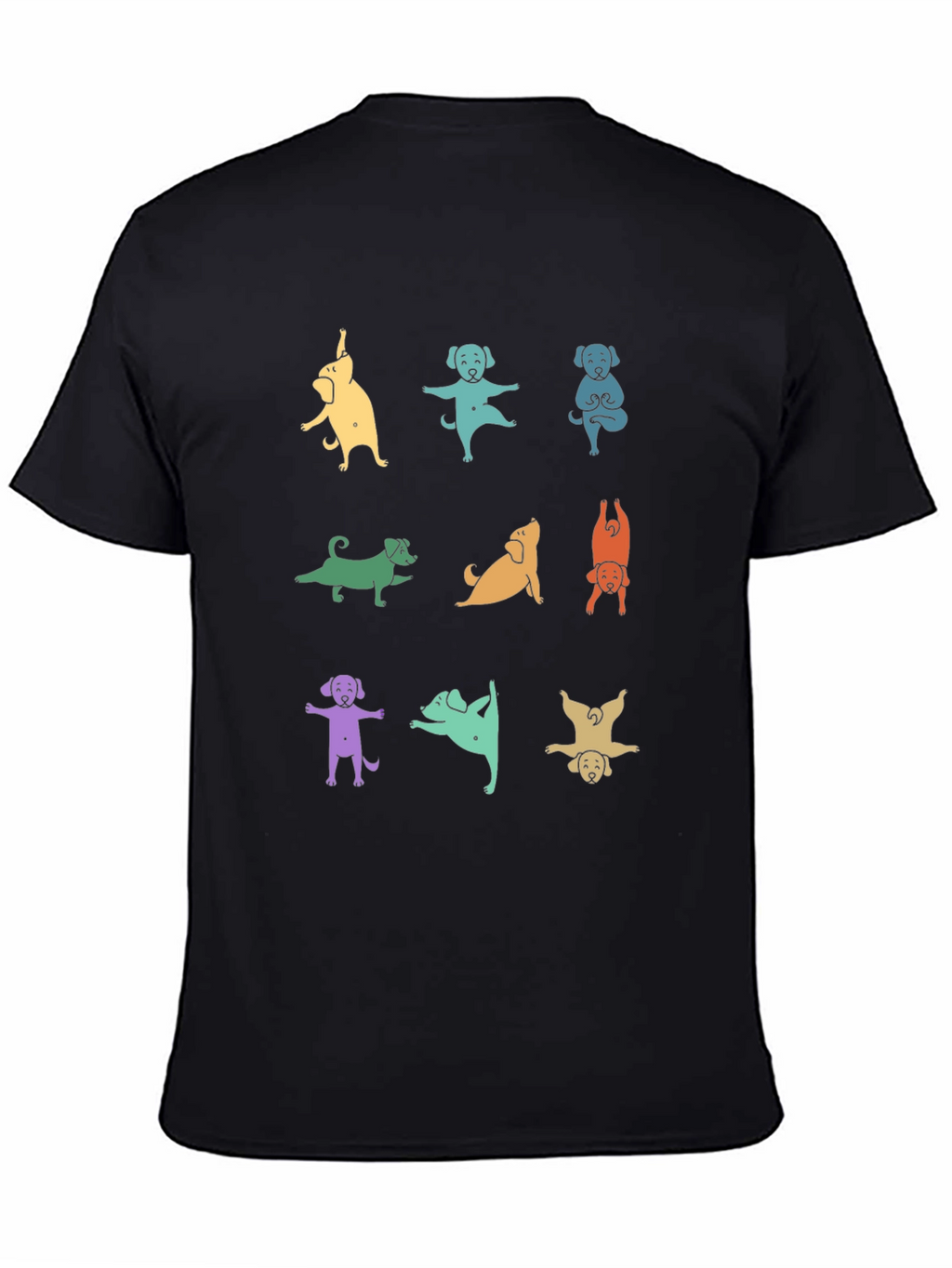 Yoga Dogs Graphic T-Shirt - Funny Animal Lover Tee