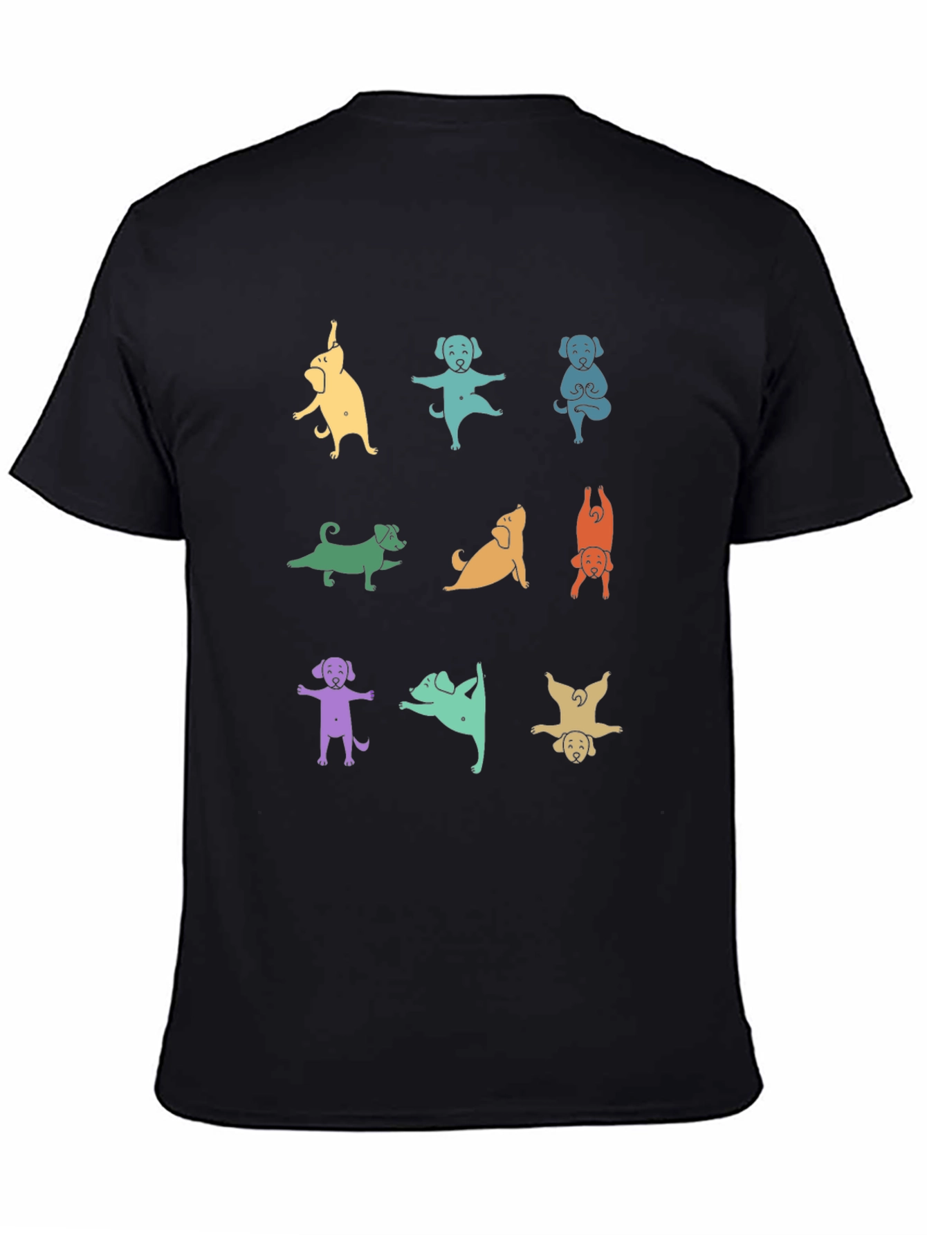 Yoga Dogs Graphic T-Shirt - Funny Animal Lover Tee