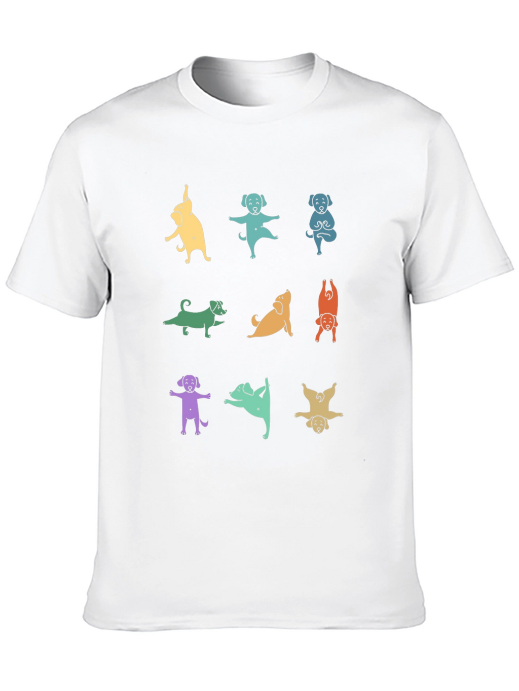 Yoga Dogs Graphic T-Shirt - Funny Animal Lover Tee