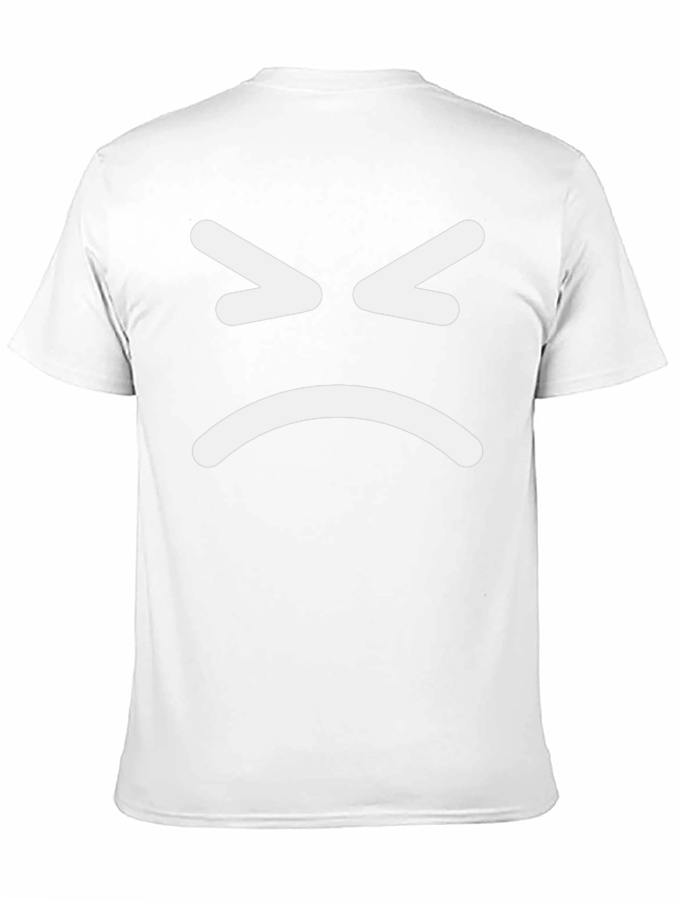 Angry Emoji Black T-Shirt - Express Yourself!