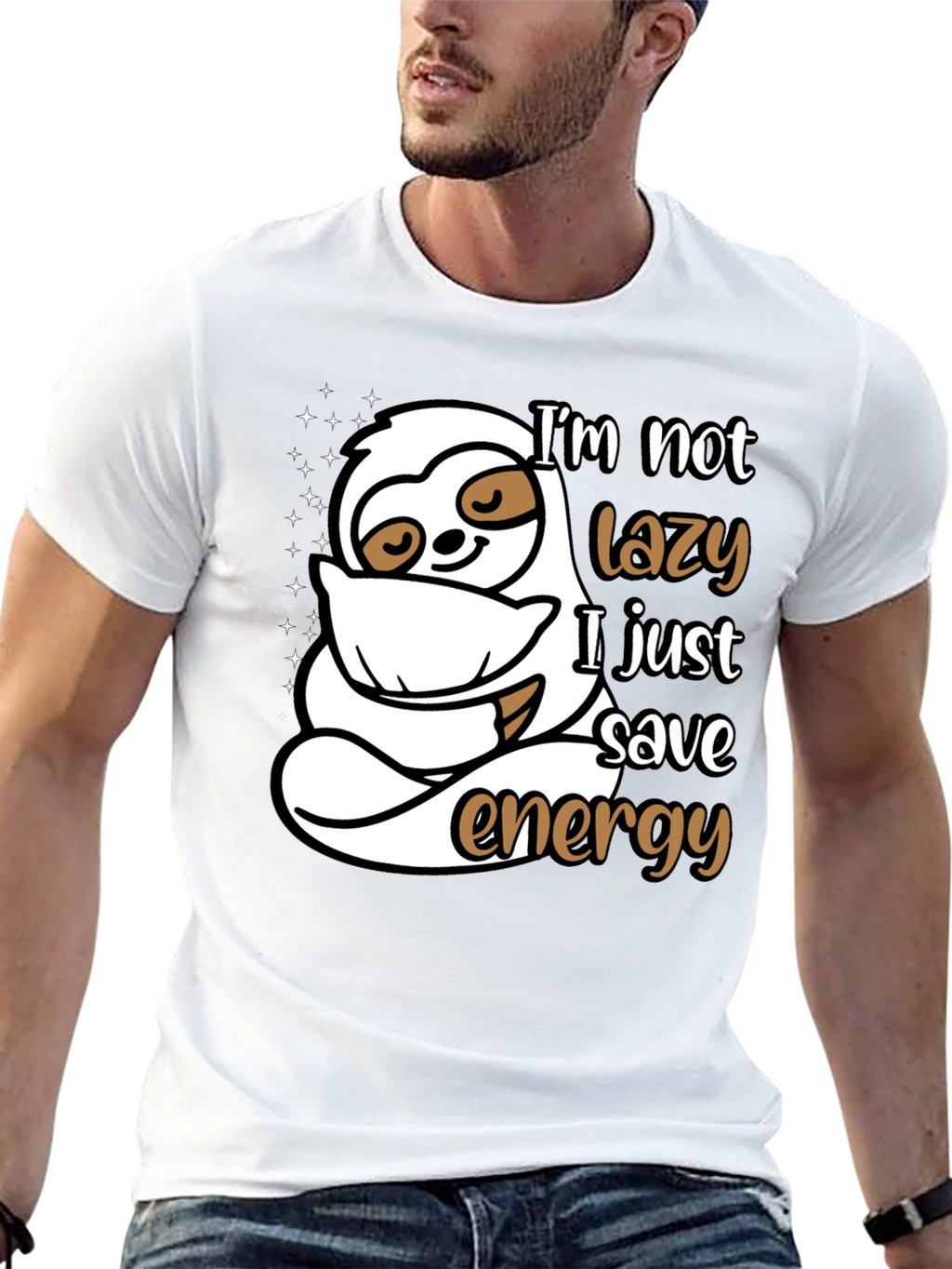 Lazy Sloth Energy Saving T-Shirt