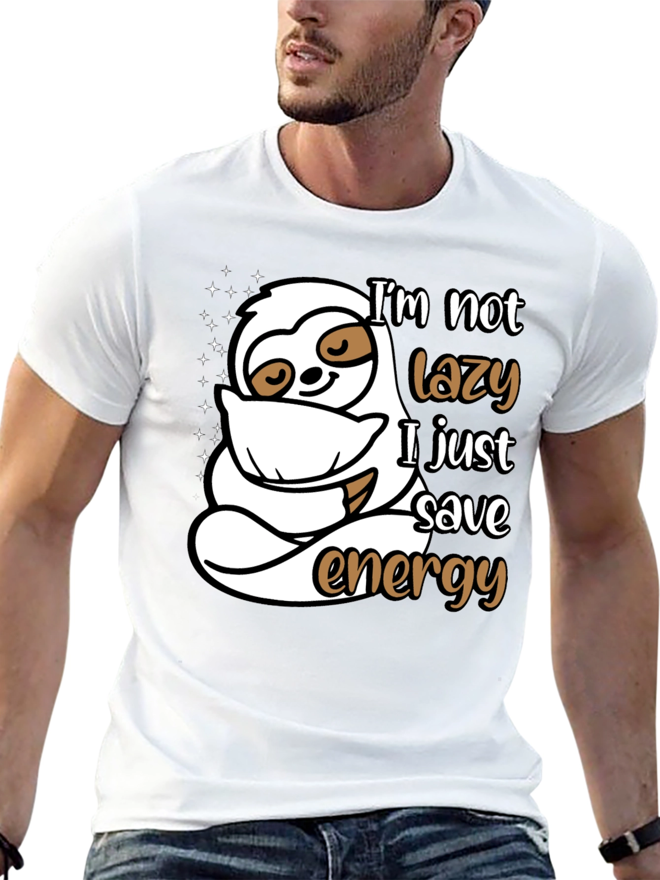 Lazy Sloth Energy Saving T-Shirt