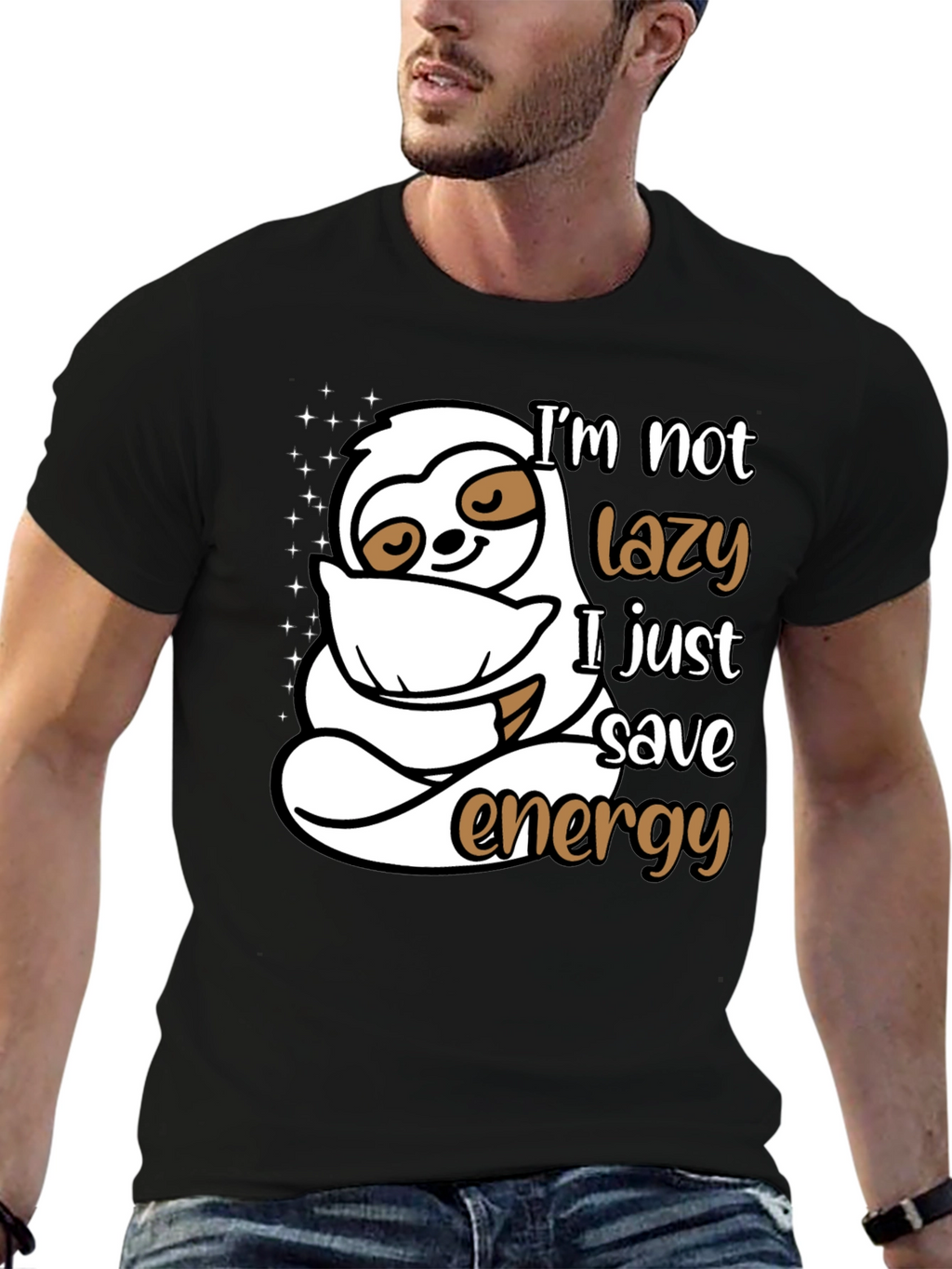 Lazy Sloth Energy Saving T-Shirt