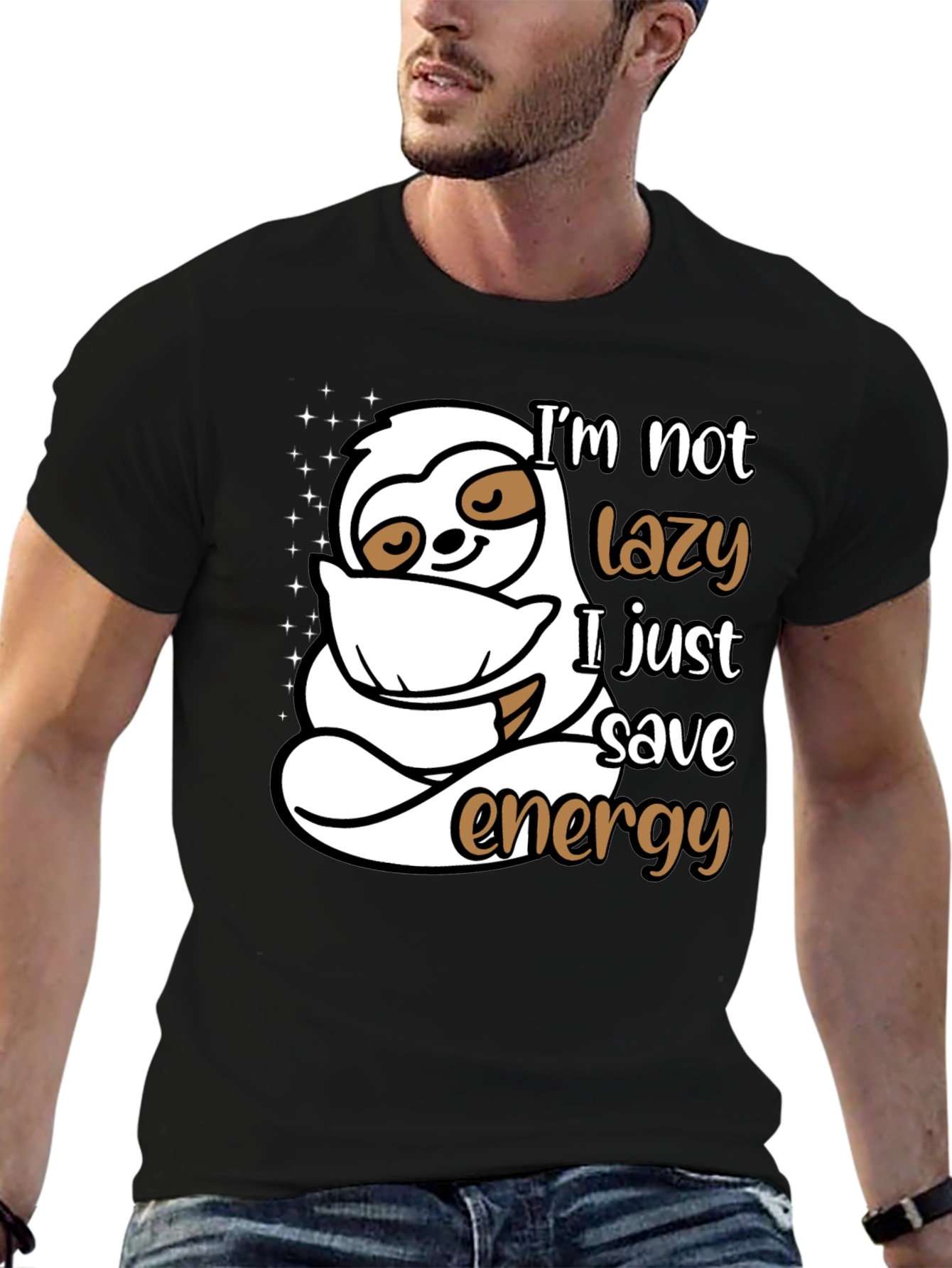 Lazy Sloth Energy Saving T-Shirt