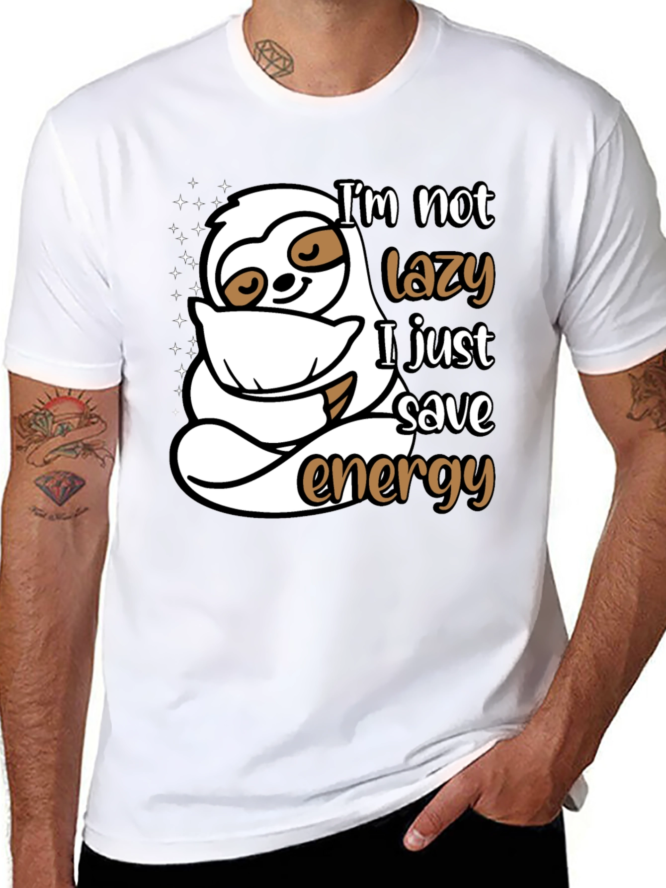 Lazy Sloth Energy Saving T-Shirt