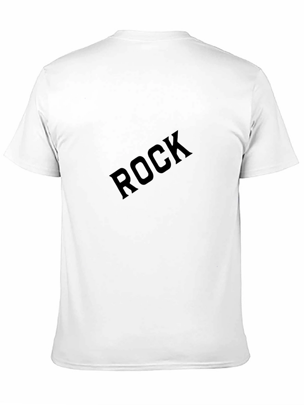 Rock Graphic T-Shirt - Black Crew Neck