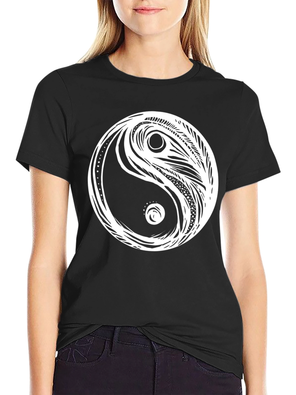 Yin Yang Graphic Tee - Stylish Comfort