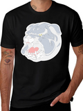 Bulldog Graphic Tee - Fierce Dog Lover Shirt
