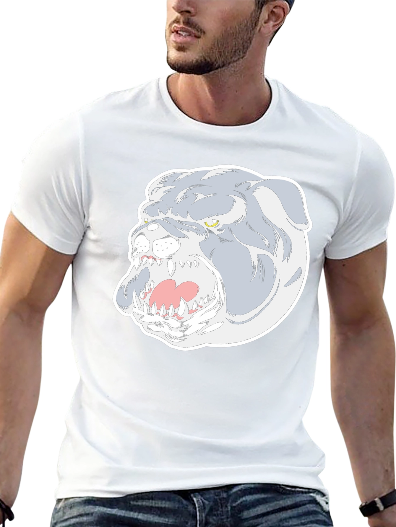 Bulldog Graphic Tee - Fierce Dog Lover Shirt