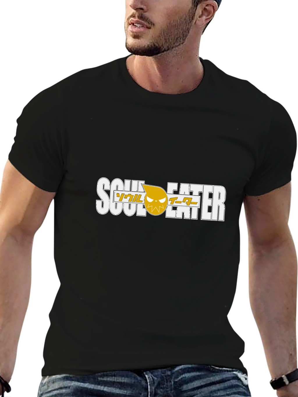 Soul Eater Anime Graphic Black T-Shirt