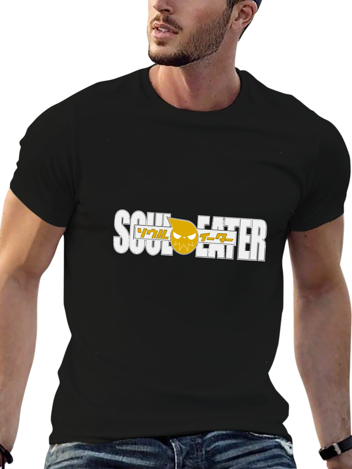 Soul Eater Anime Graphic Black T-Shirt
