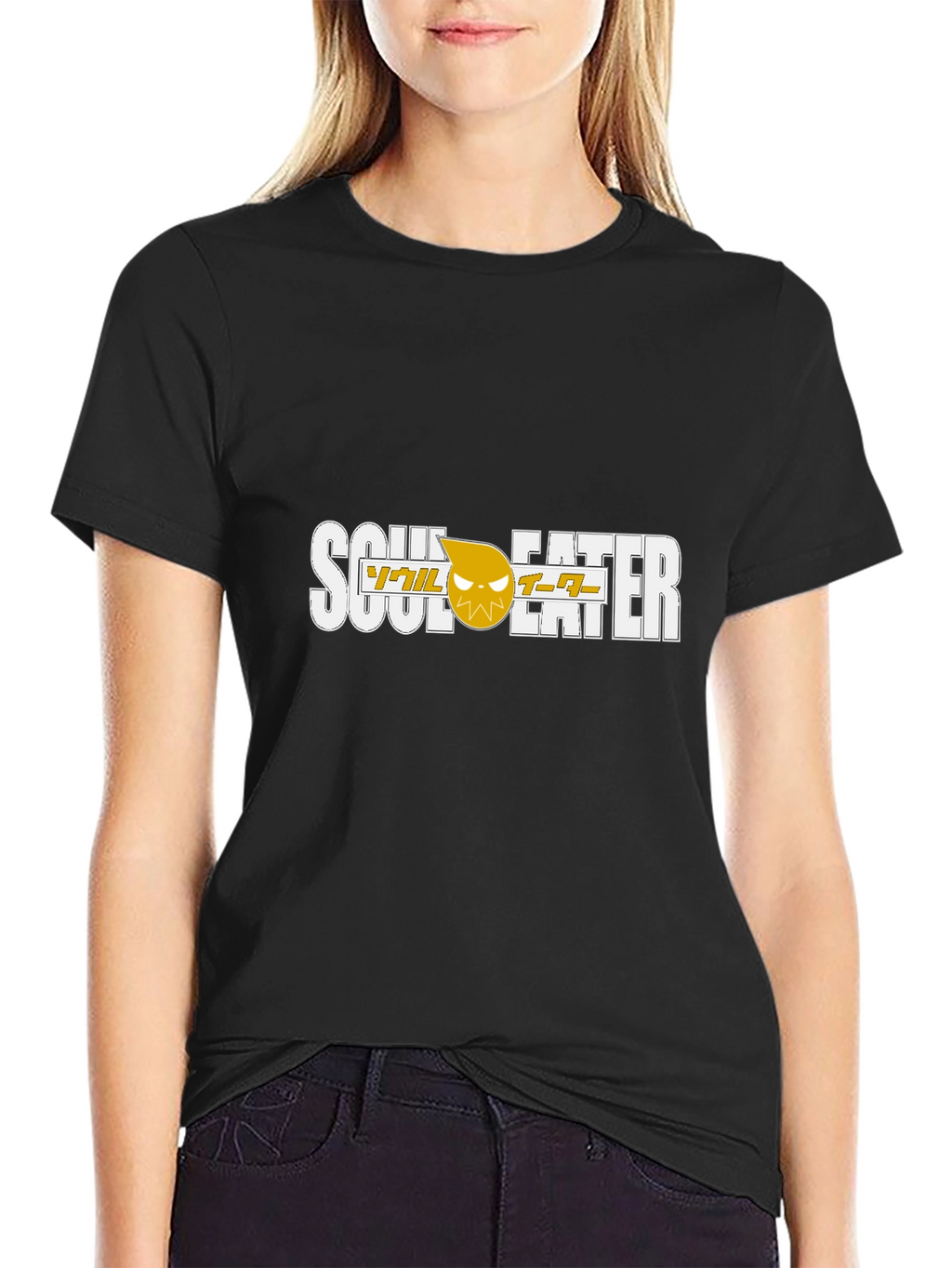 Soul Eater Anime Graphic Black T-Shirt